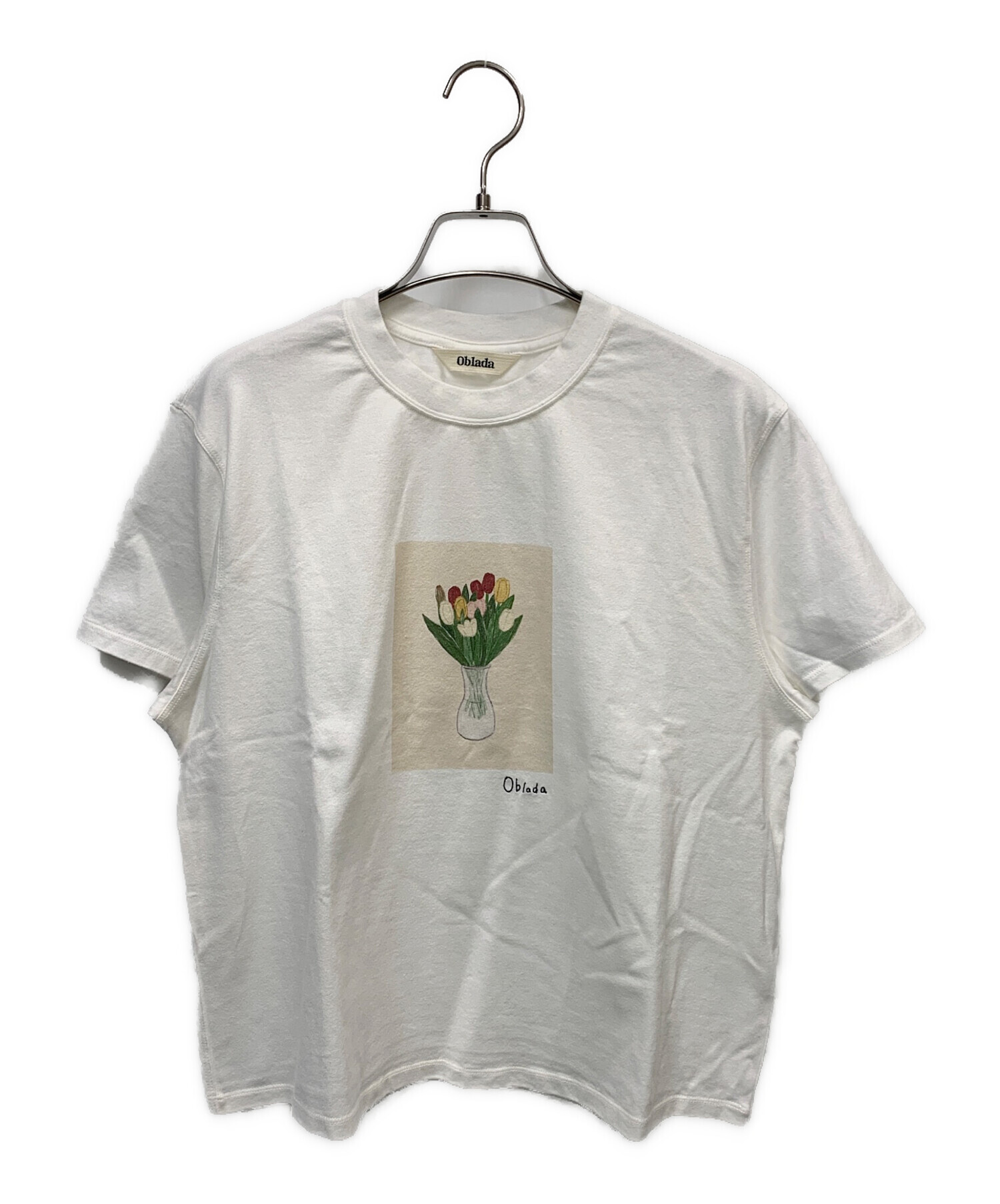 Obladaオブラダ CHINC シンチ チューリップＴシャツ 中古・古着通販】Oblada (オブラダ) チューリップTシャツ ホワイト