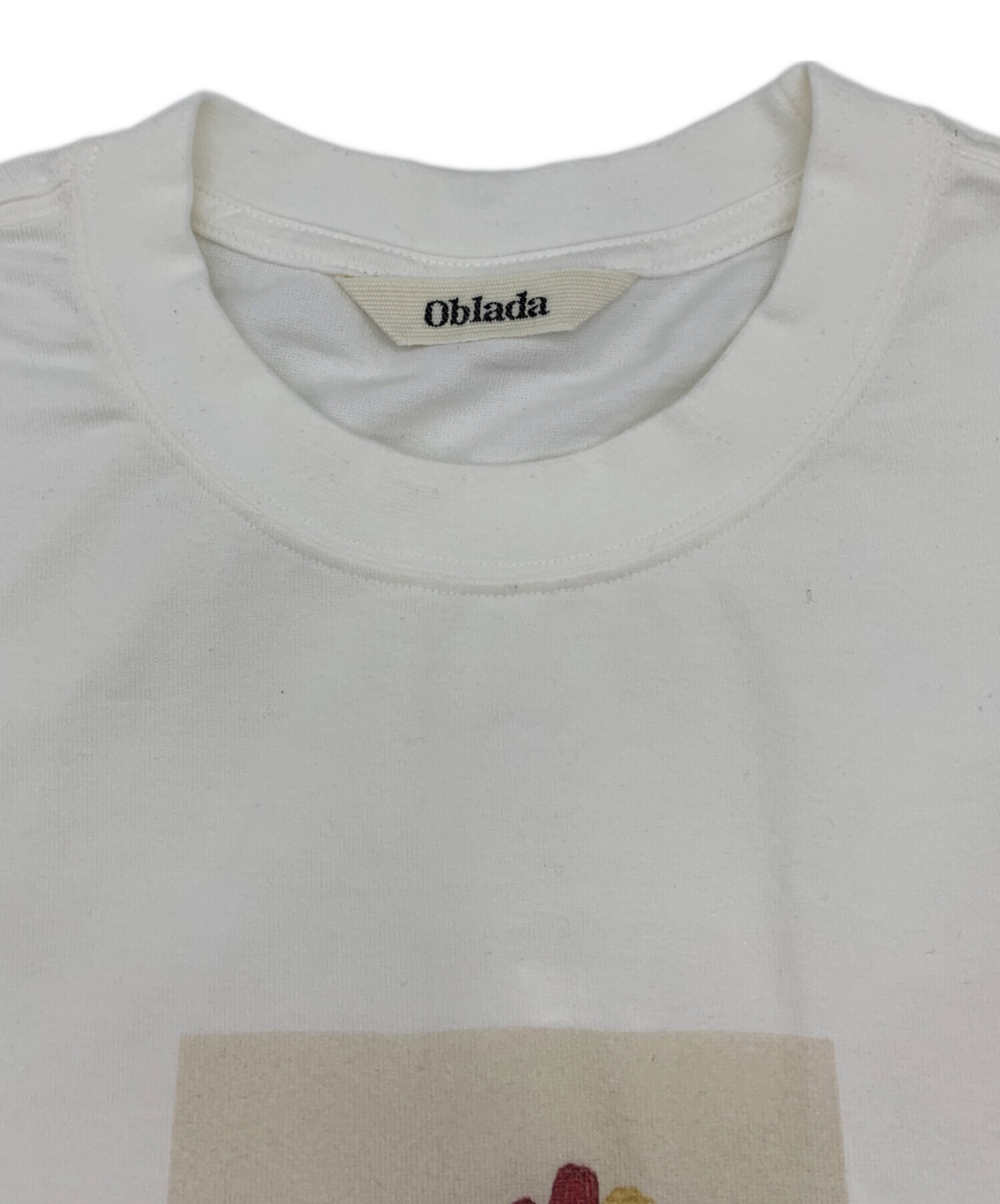 中古・古着通販】Oblada (オブラダ) チューリップTシャツ ホワイト