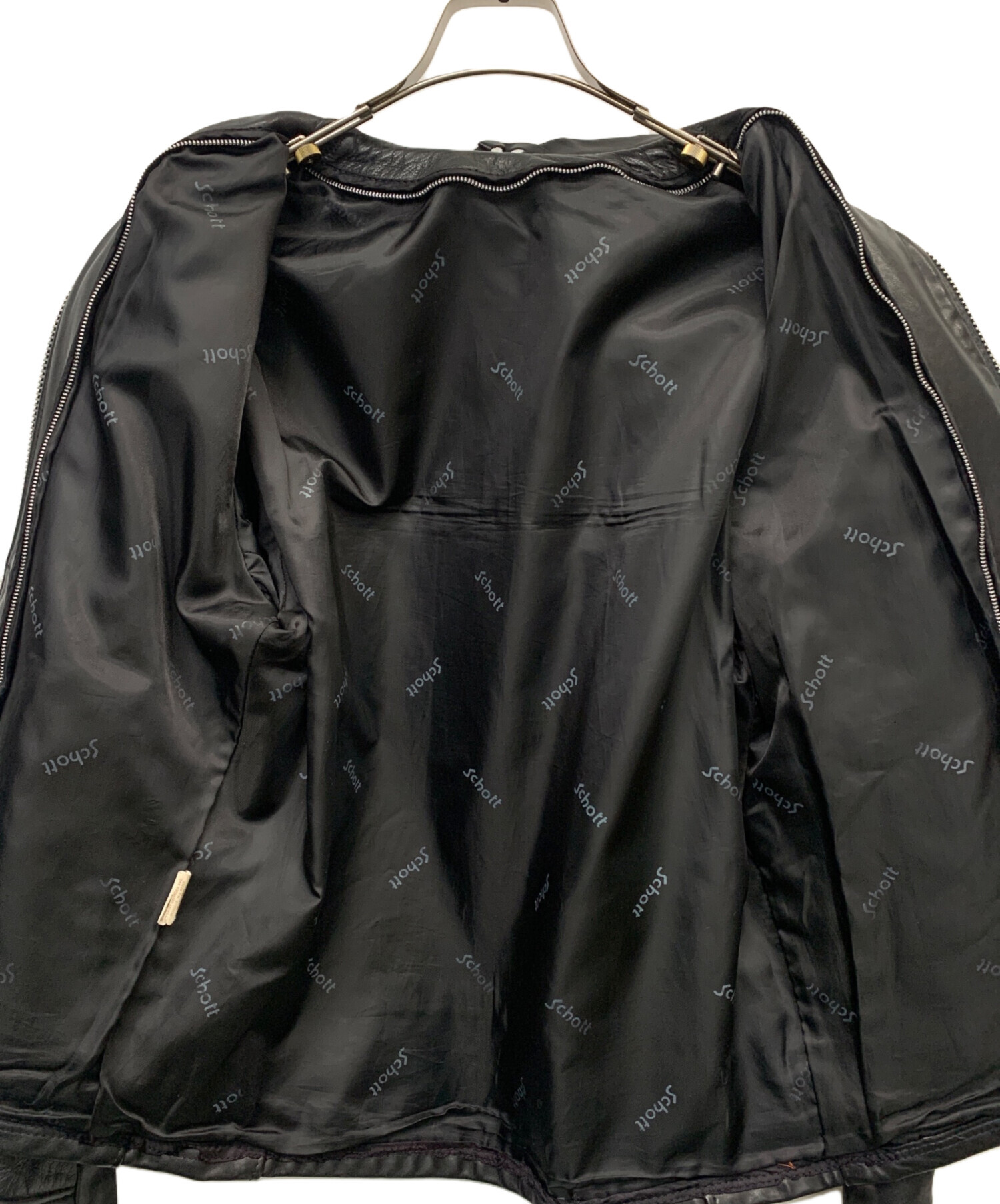 中古・古着通販】Schott (ショット) シングルライダースジャケット