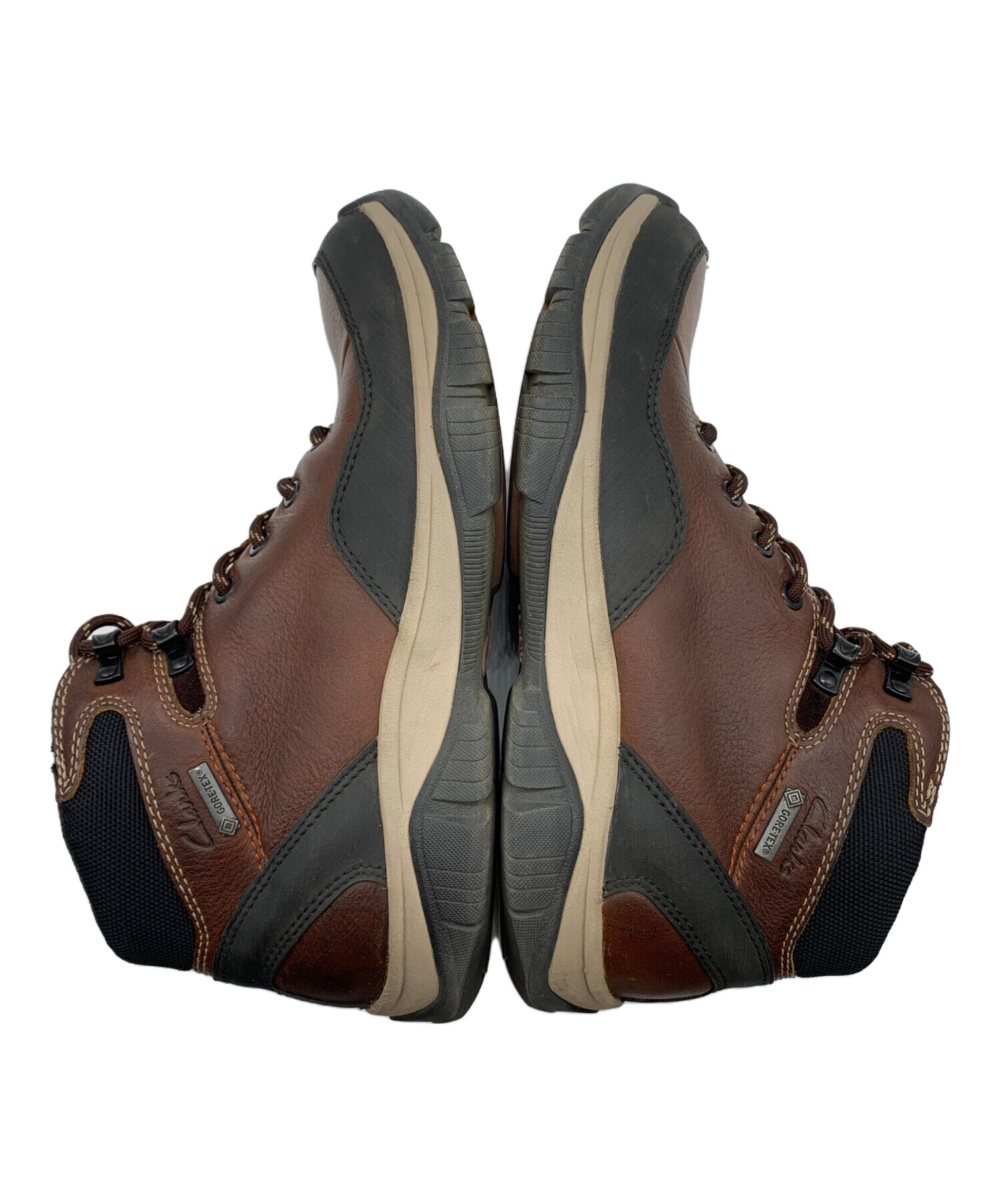 中古・古着通販】CLARKS (クラークス) マウンテンブーツ ブラウン 