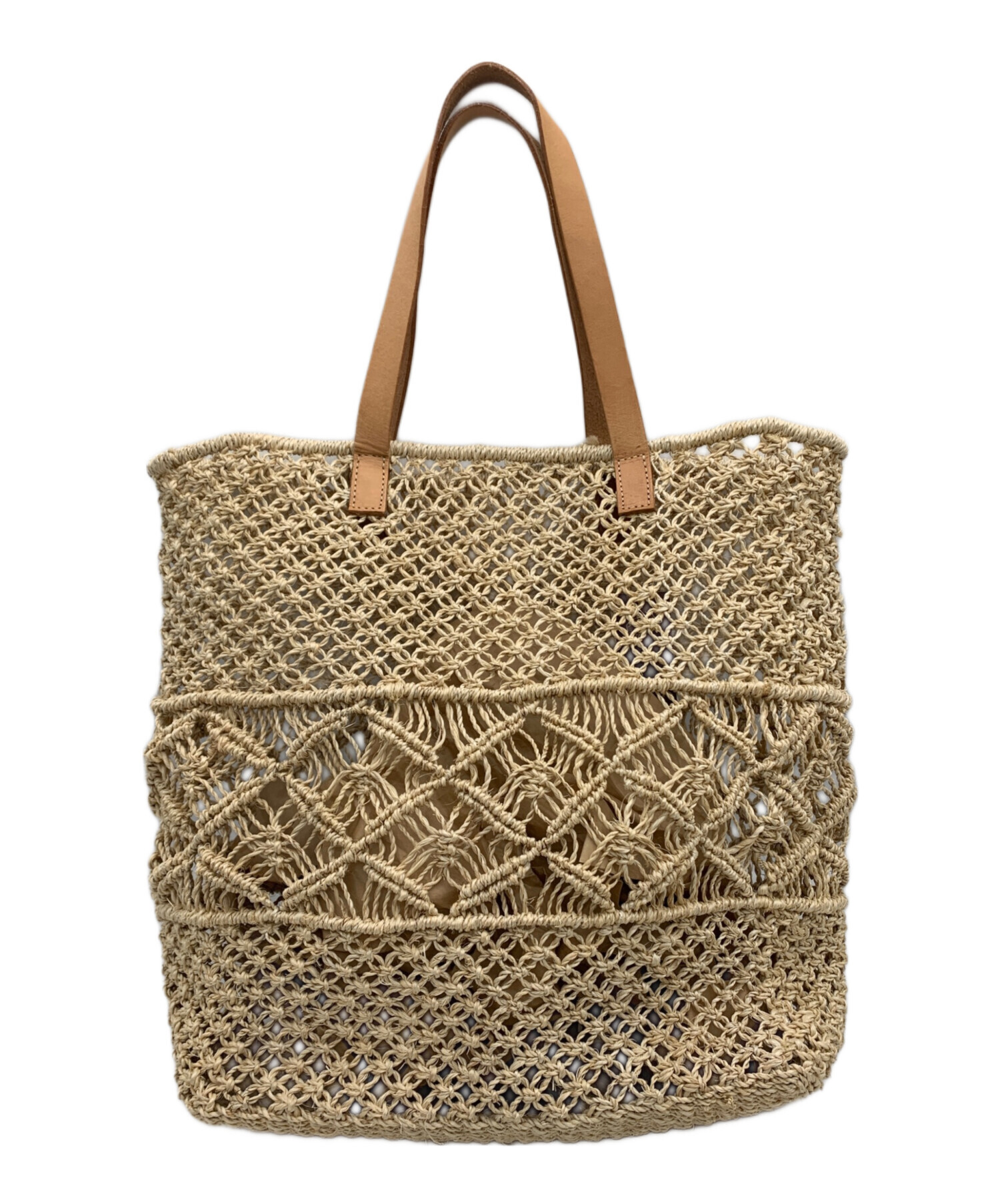 中古・古着通販】THE BAGMATI (ザバグマティ) カゴバッグ ナチュラル