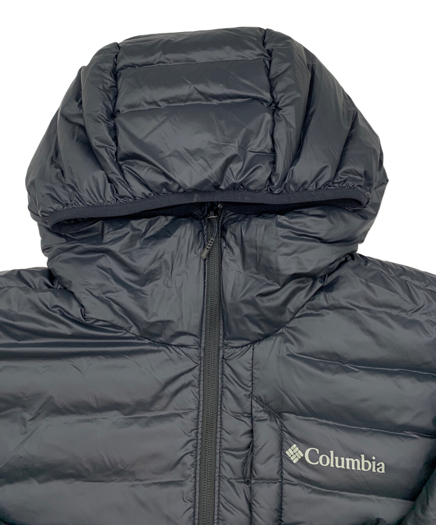 ほぼ未使用　ガビック　アウター　ジャンパー　L 中綿　ダウンジャケット　ブラック 中古・古着通販】Columbia (コロンビア) ダウンジャケット ブラック