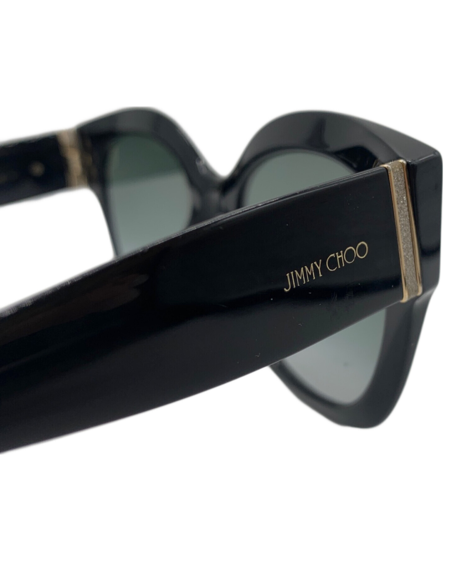 新品未使用 ジミーチュウ レディース サングラス サイドロゴ 黒 中古・古着通販】JIMMY CHOO (ジミーチュウ) サングラス