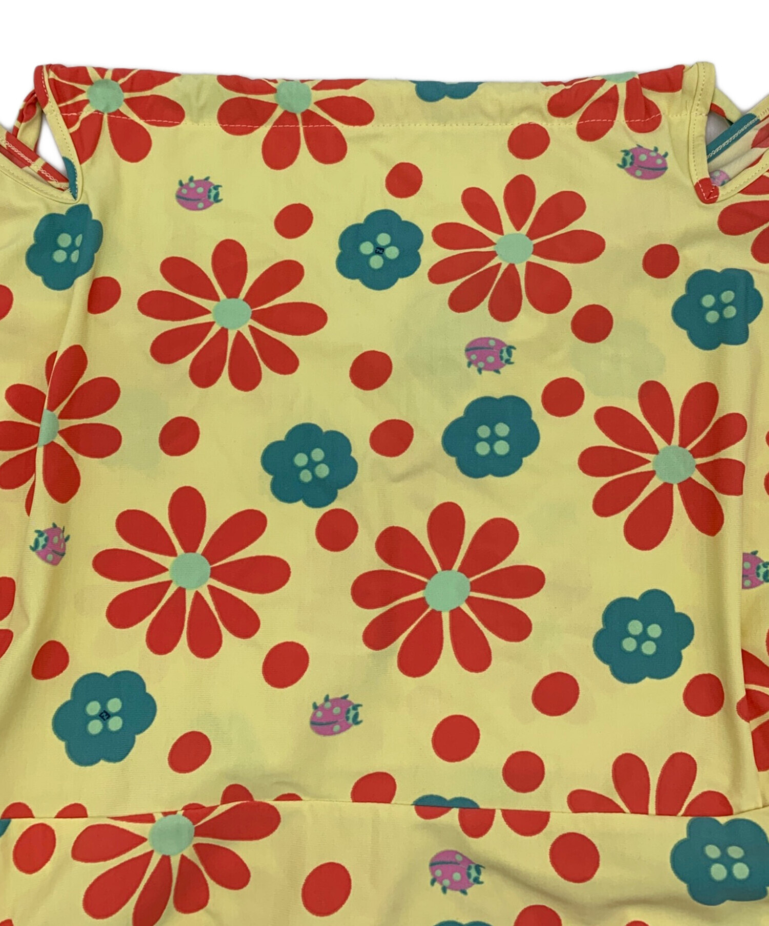 中古・古着通販】FENDI (フェンディ) 半袖ワンピース イエロー サイズ