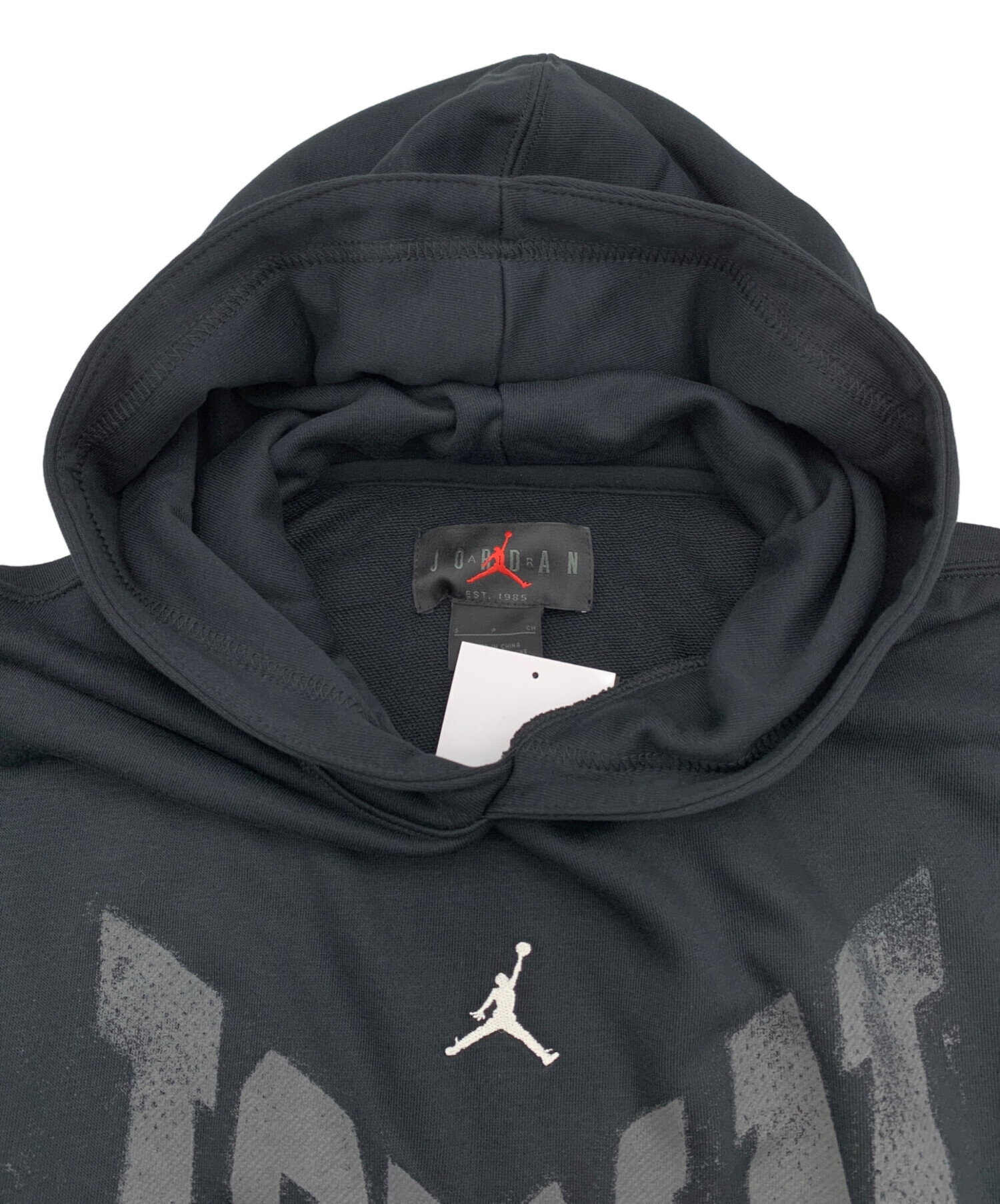 NIKE Air Jordan フード付きパーカー 黒　新品未使用タグ付き　レア NIKE Air Jordan フード付きパーカー 黒 新品未使用タグ付き レア