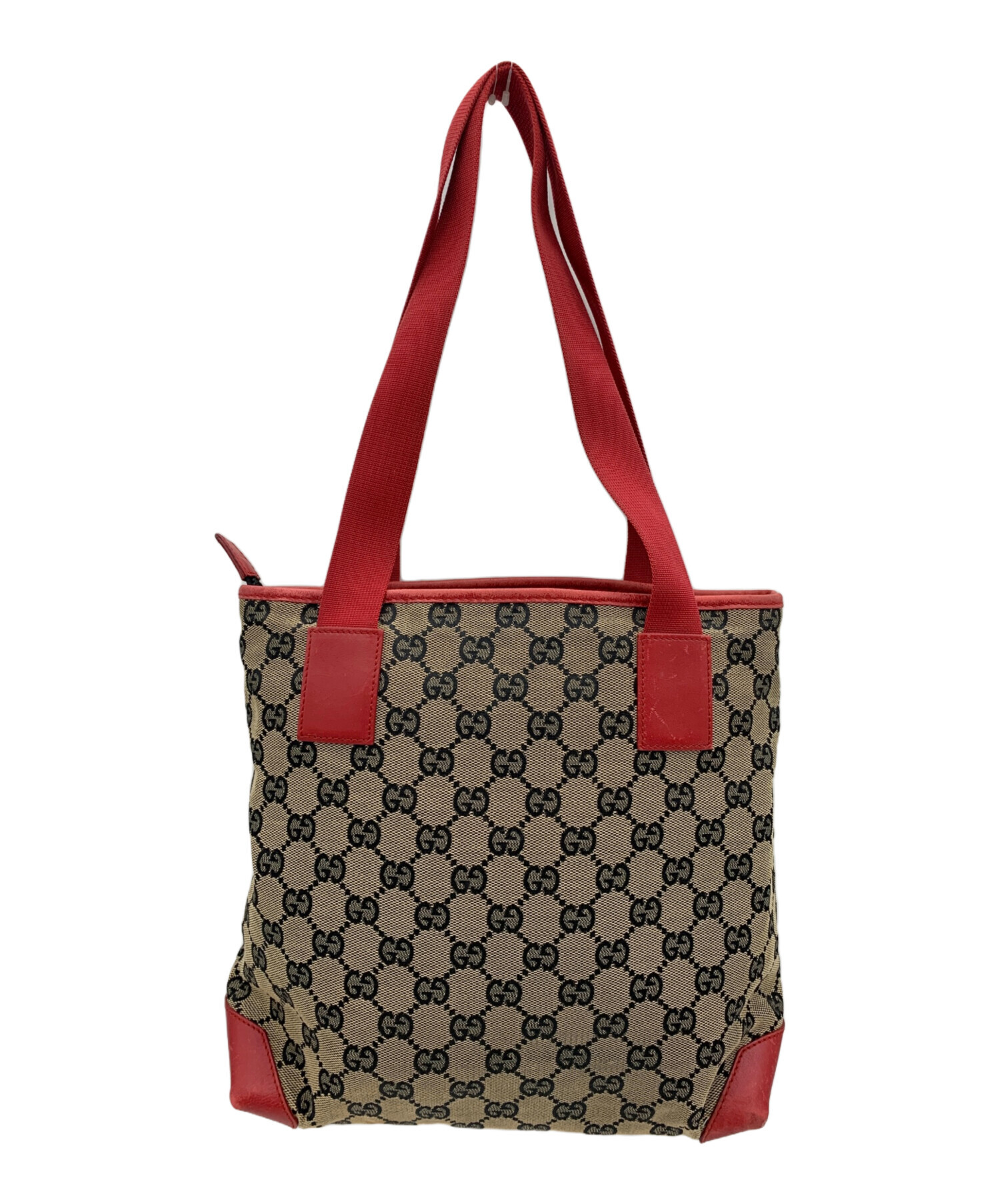 GUCCI グッチ トートバック レッド 中古・古着通販GUCCI (グッチ 