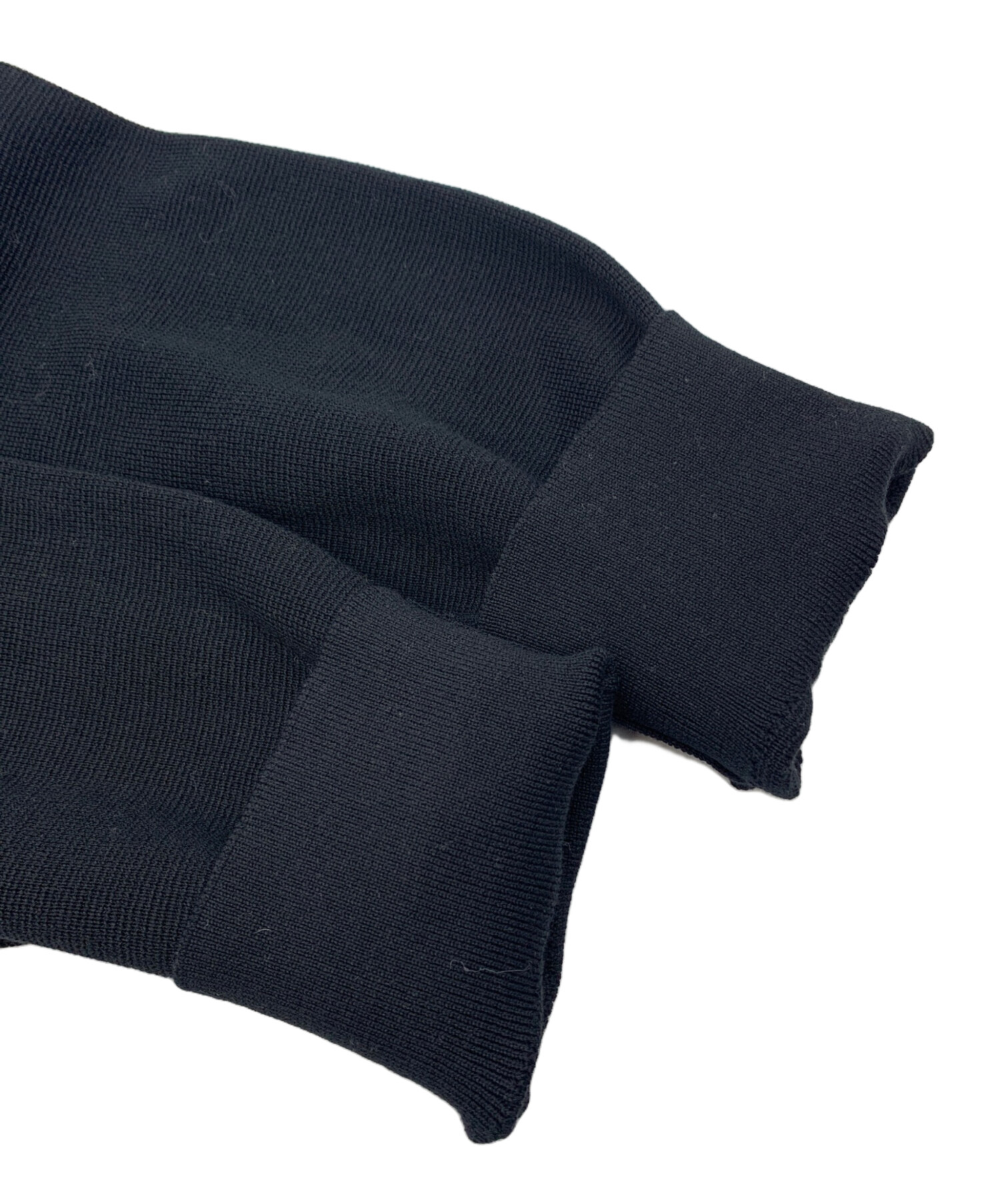 中古・古着通販】theory (セオリー) 長袖ワンピース ブラック サイズ:S