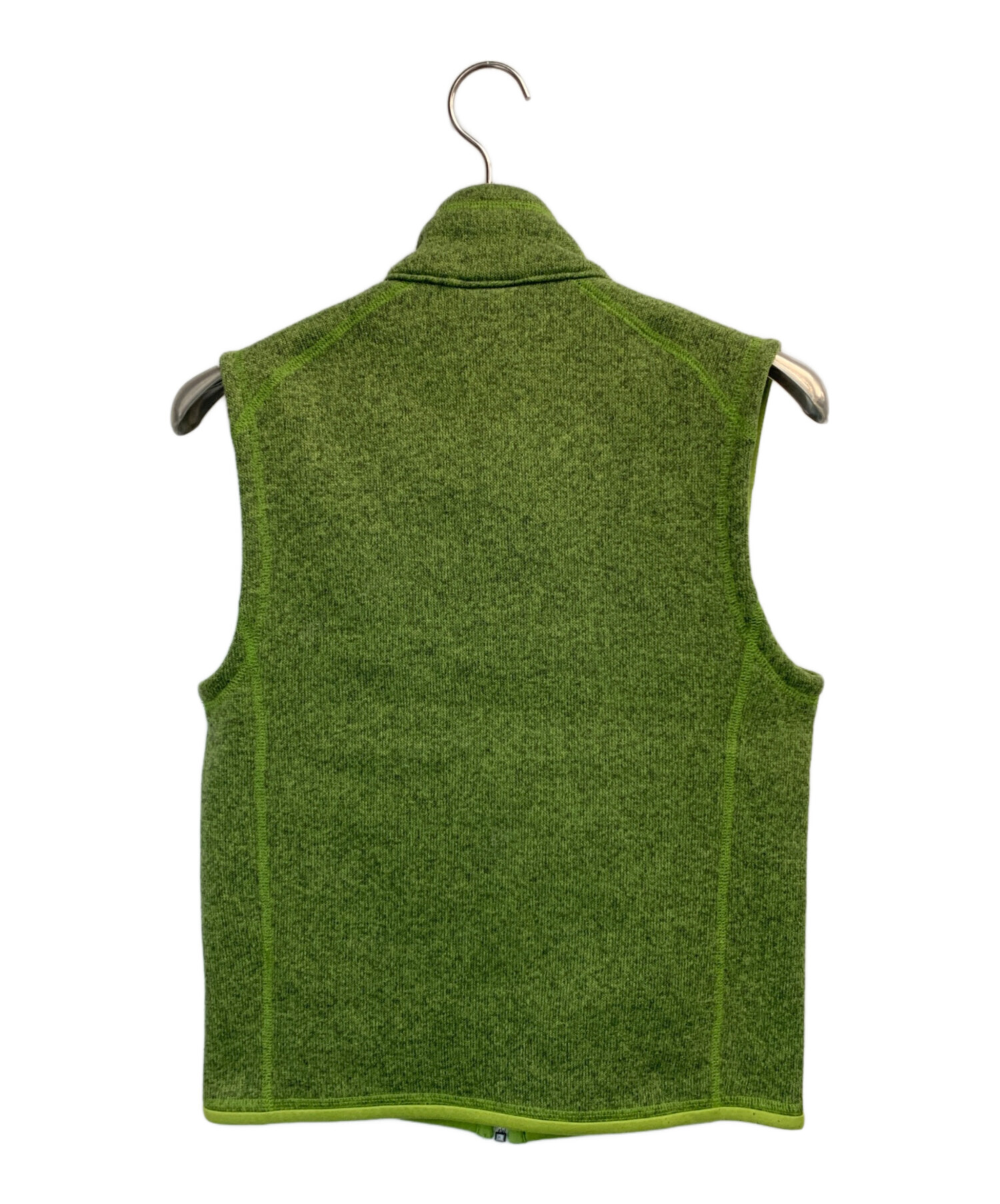 Patagonia フリースベスト Mサイズ 緑 中古・古着通販】Patagonia (パタゴニア) フリースベスト グリーン