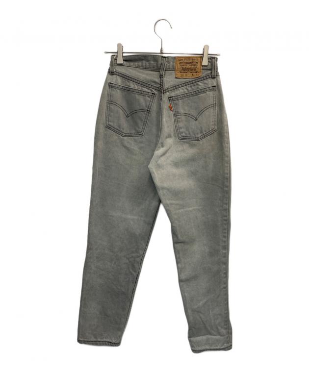 中古・古着通販】LEVI'S (リーバイス) ワイドデニムパンツ グレー