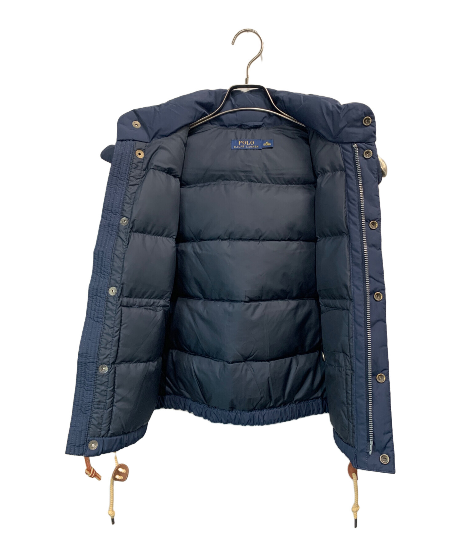 Polo Ralph Lauren ダウンジャケット XS 紺 フード着脱可 【公式通販】