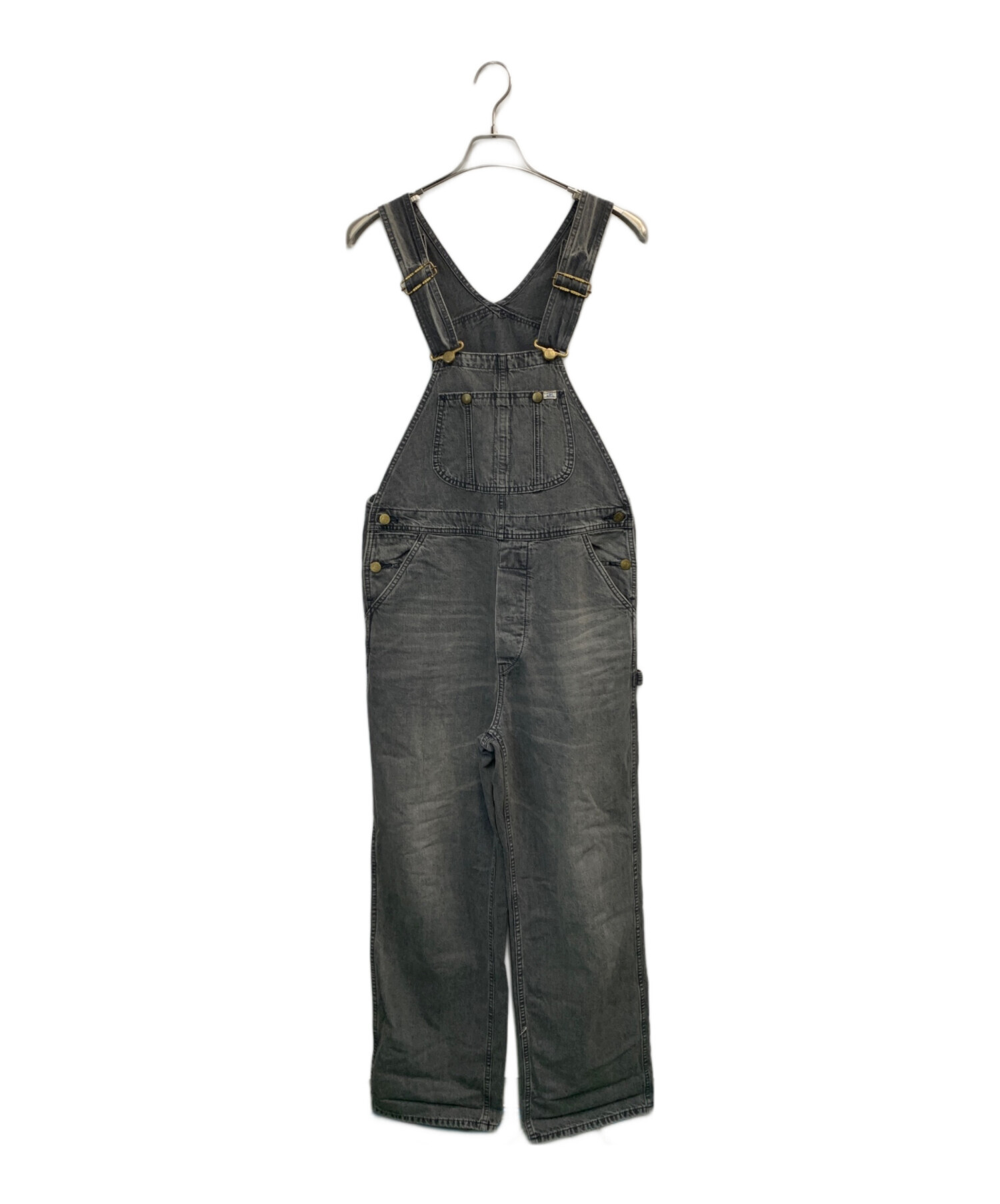 中古・古着通販】LEE (リー) デニムカバーオール ブラック サイズ:M 