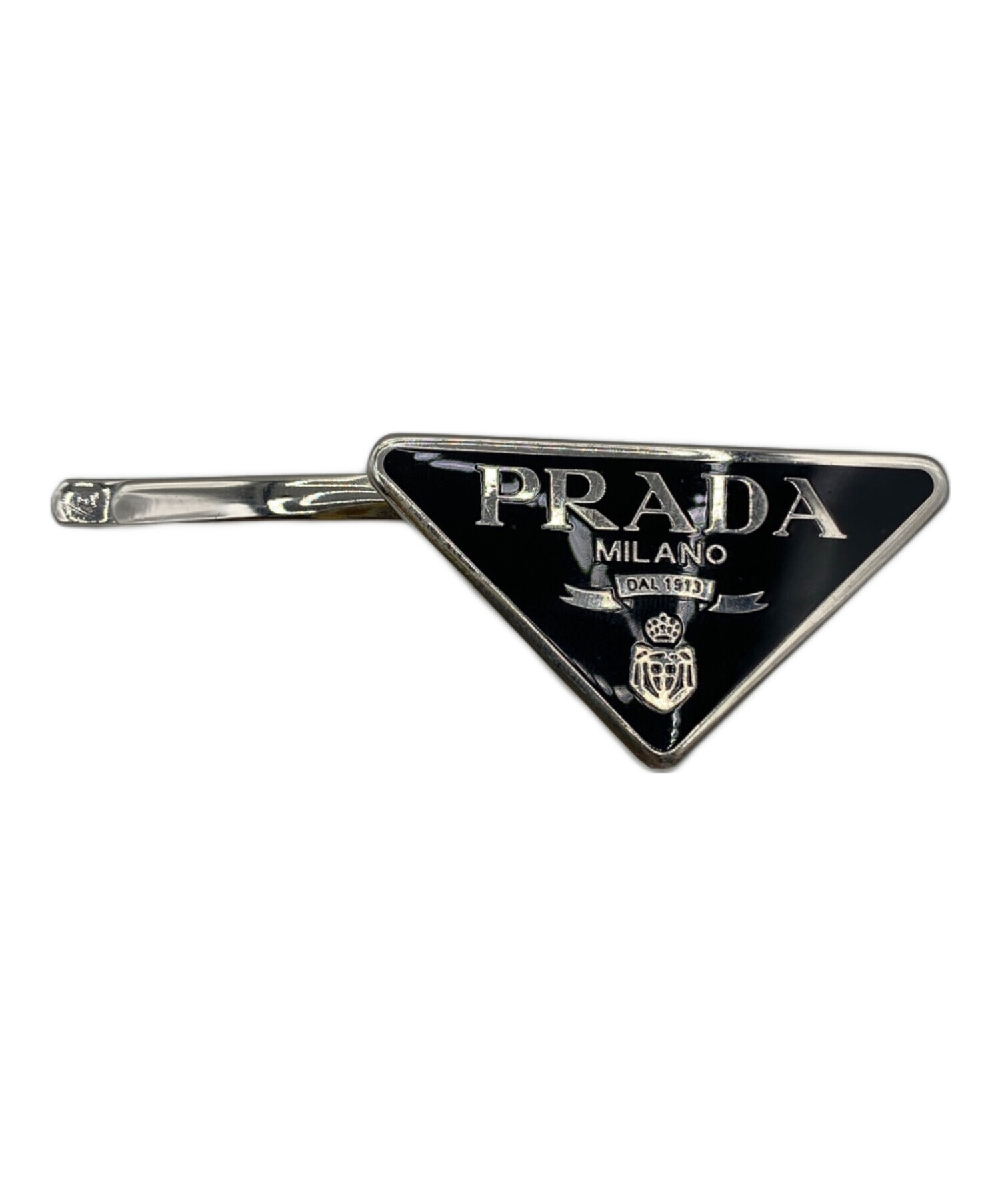 中古・古着通販】PRADA (プラダ) メタルヘアピン ブラック｜ブランド