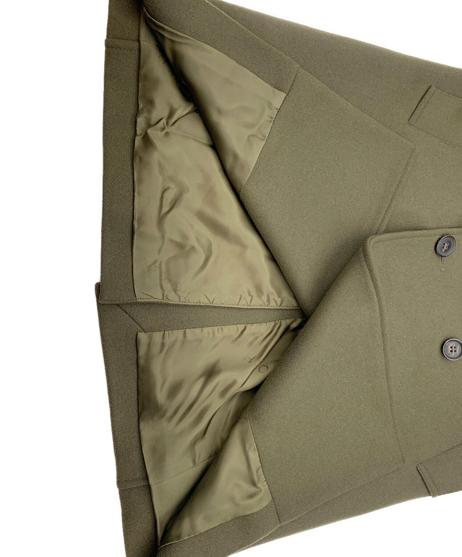 マッキントッシュ 英国製 ウールトレンチコート チェスター オリーブ 34 マッキントッシュ 英国製 ウールトレンチコート チェスター オリーブ 34