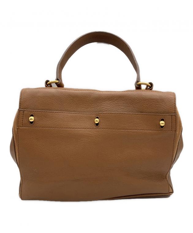 YVES SAINT LAURENT ブラウン ミューズ ハンドバッグ 中古・古着通販】Yves Saint Laurent (イヴサンローラン) ミューズトゥ