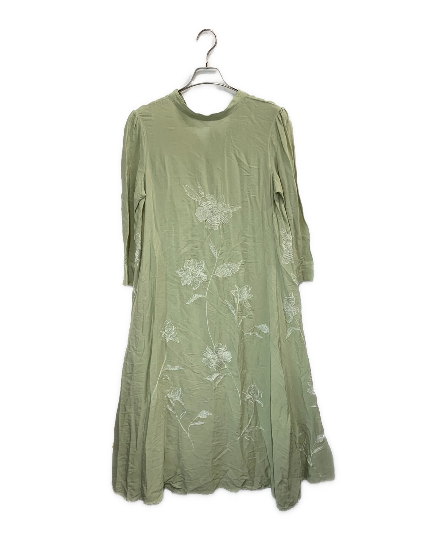 中古・古着通販】Ameri (アメリ) 長袖ワンピース グリーン サイズ:M