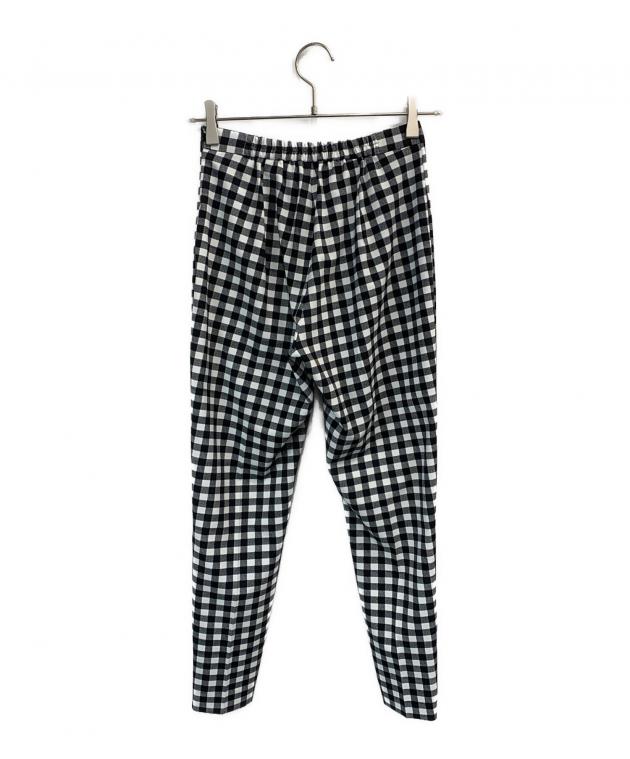 中古・古着通販】sheller (シェリエ) チェックパンツ ホワイト