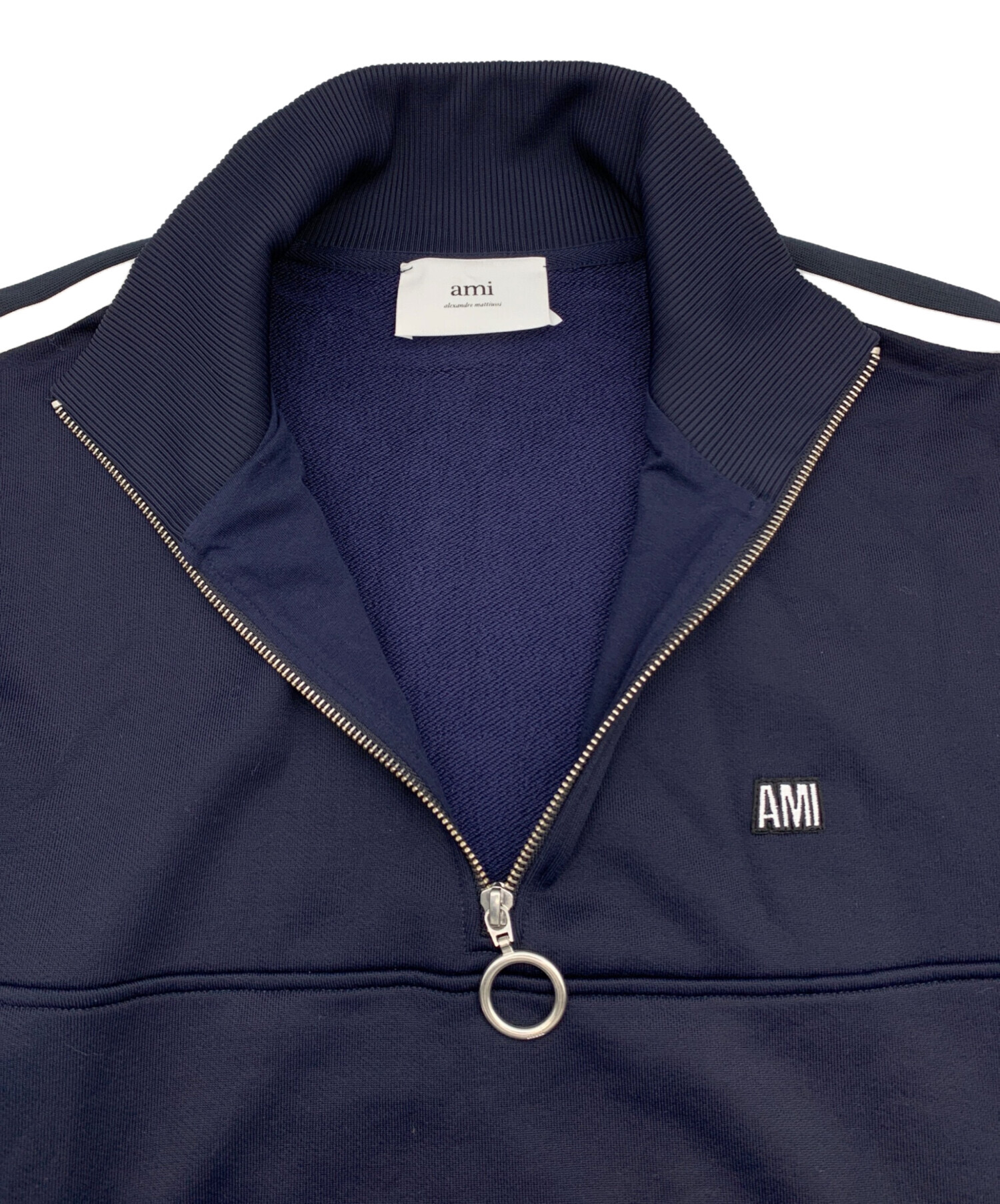 中古・古着通販】AMI PARIS (アミ パリス) スウェットシャツ ネイビー