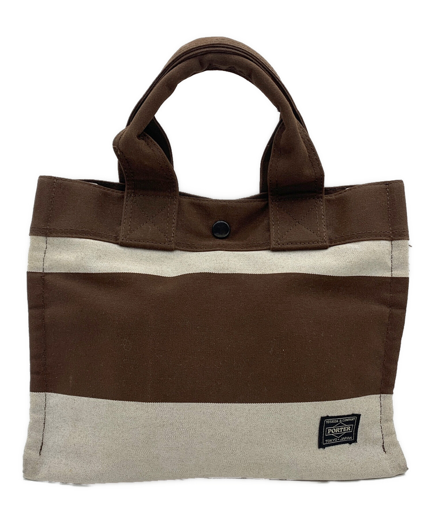 中古・古着通販】HEAD PORTER (ヘッドポーター) ハンドバッグ ブラウン