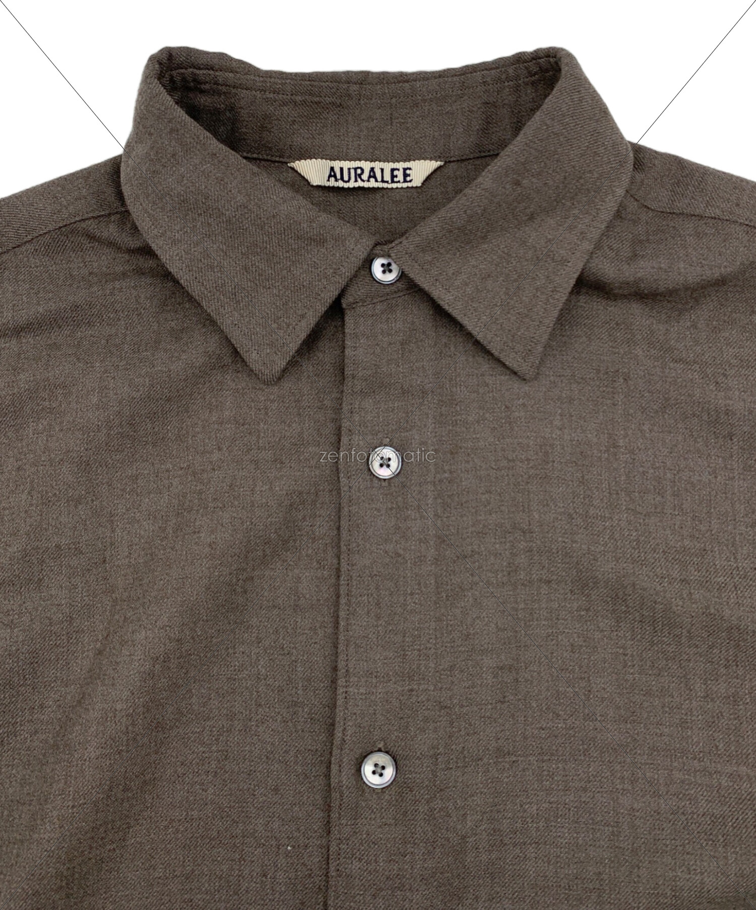 中古・古着通販】AURALEE (オーラリー) SUPER LIGHT WOOL SHIRT