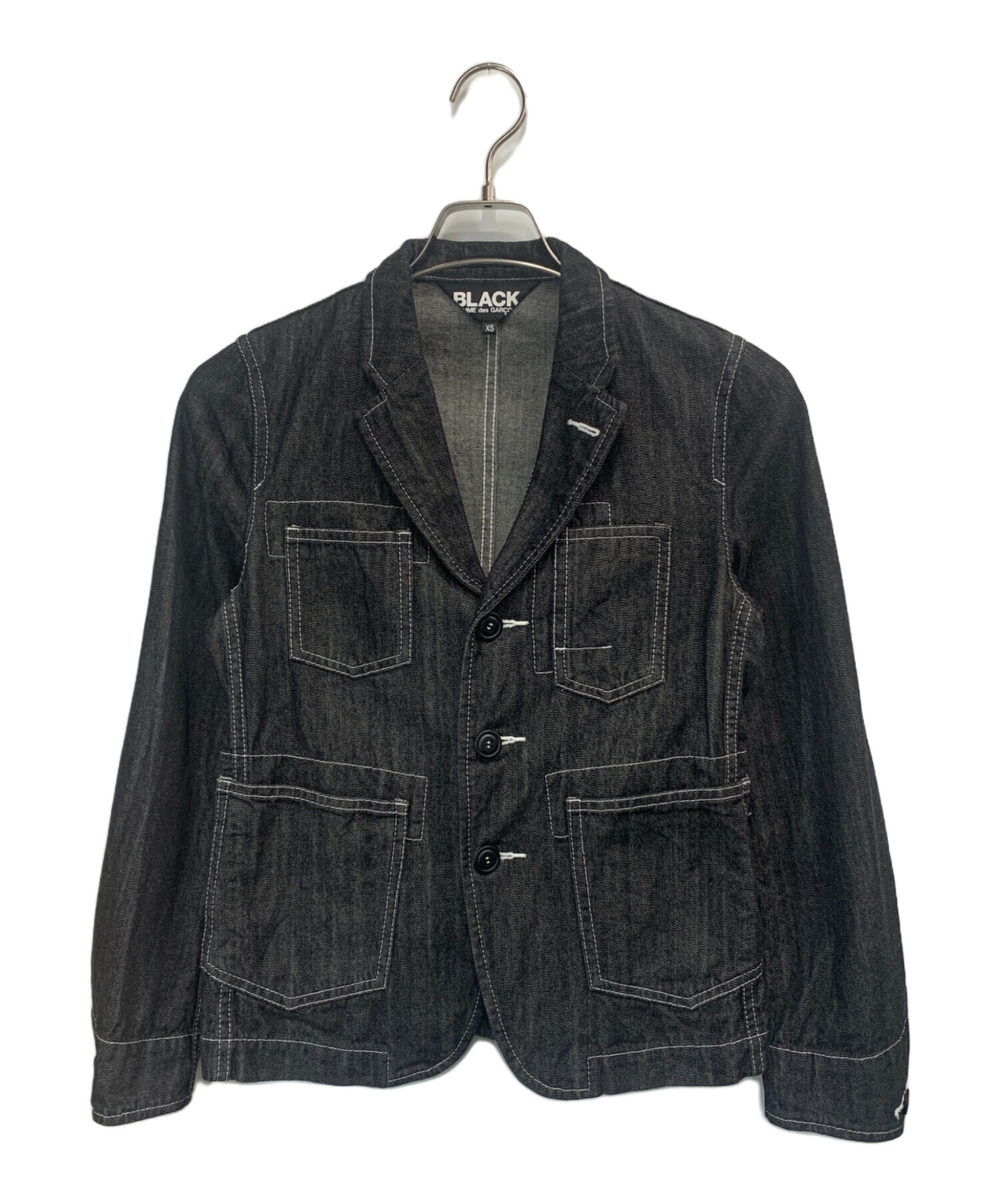 COMME des GARÇONS ブラックテーラードジャケット XS 中古・古着通販】BLACK COMME des GARCONS (ブラックコムデギャルソン