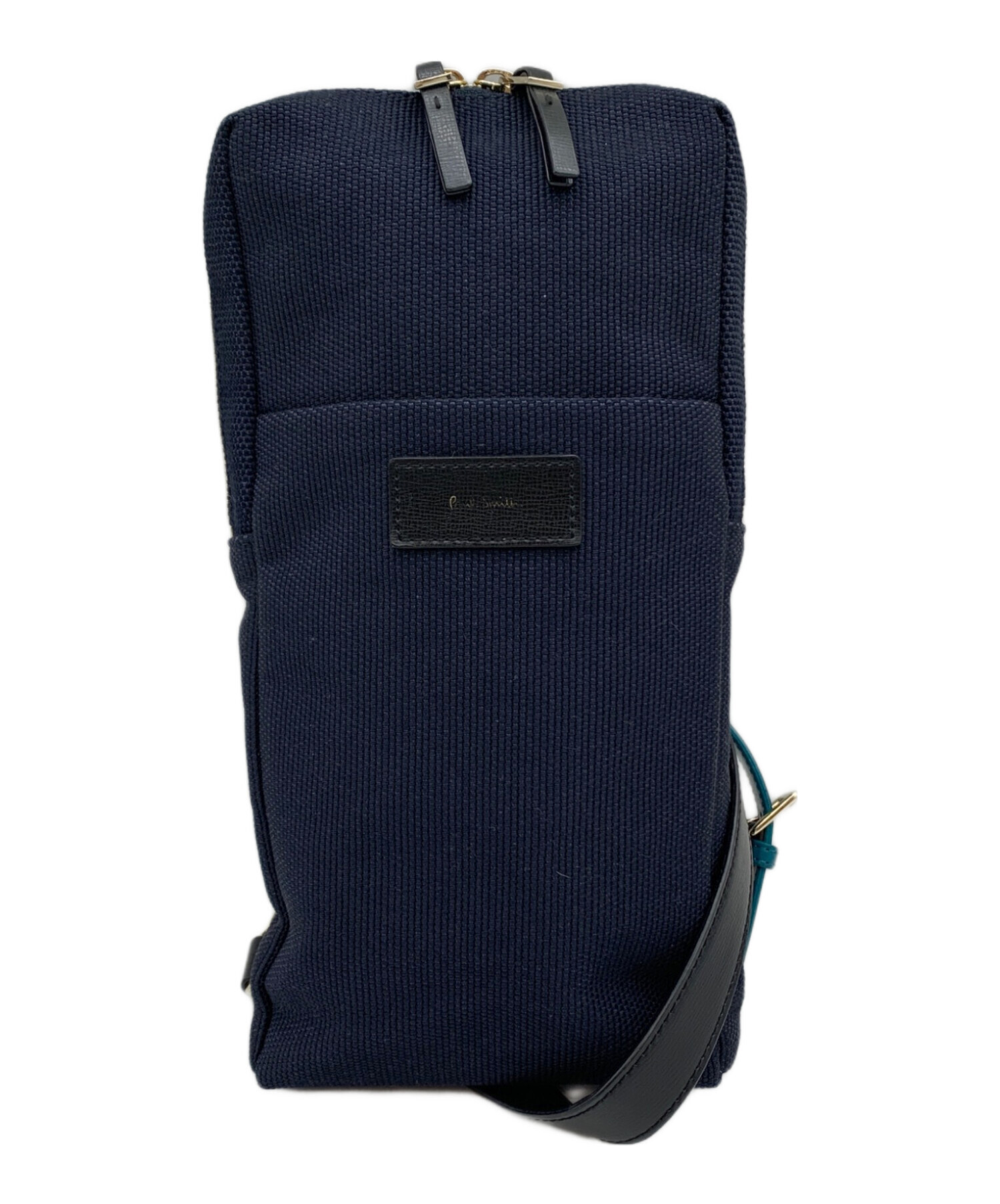 Paul Smith ワンショルダーバッグ ネイビー 中古・古着通販】PAUL SMITH (ポールスミス) ボデイバッグ ネイビー