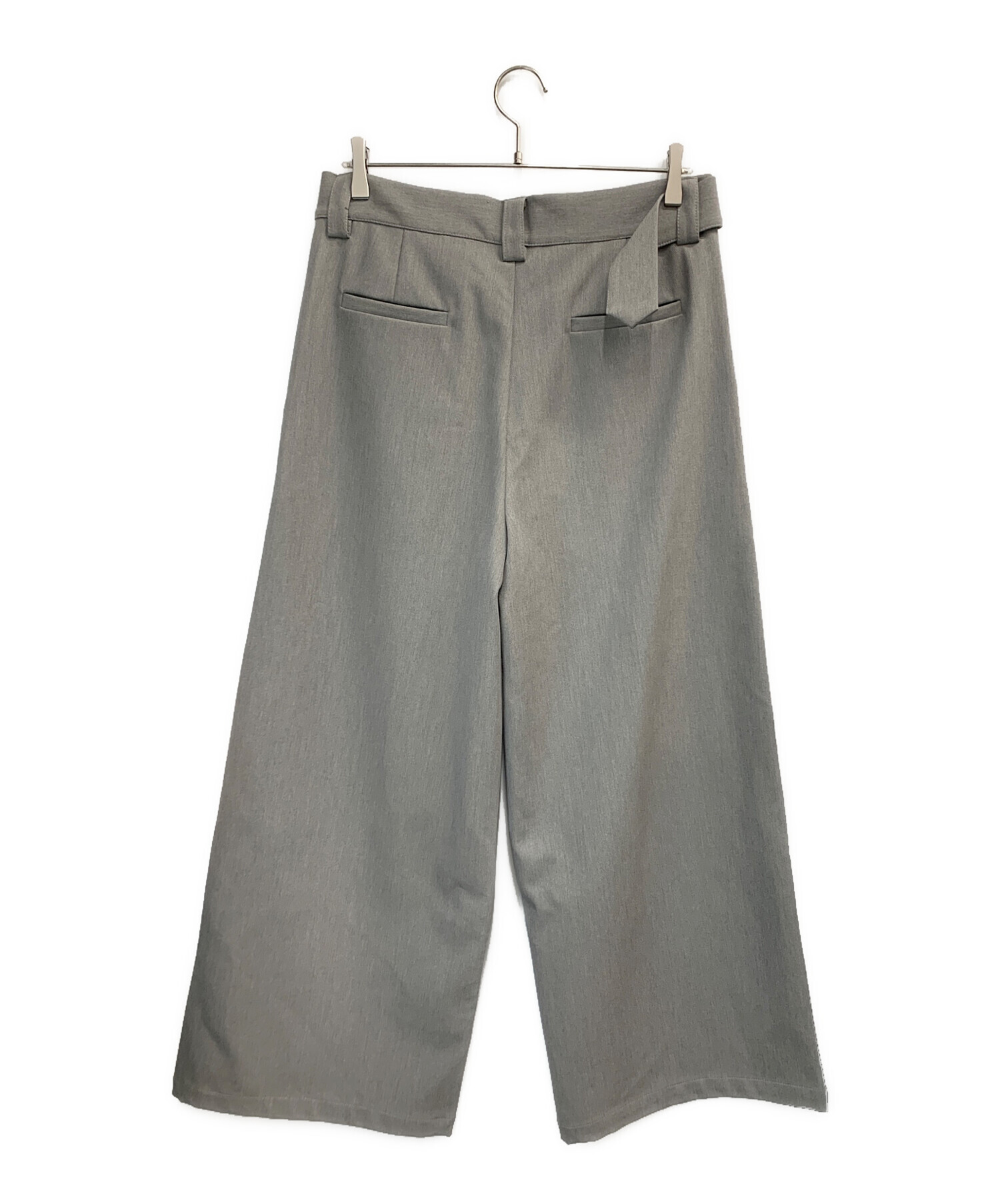 中古・古着通販】REVER REACT (リバーリアクト) タックパンツ グレー