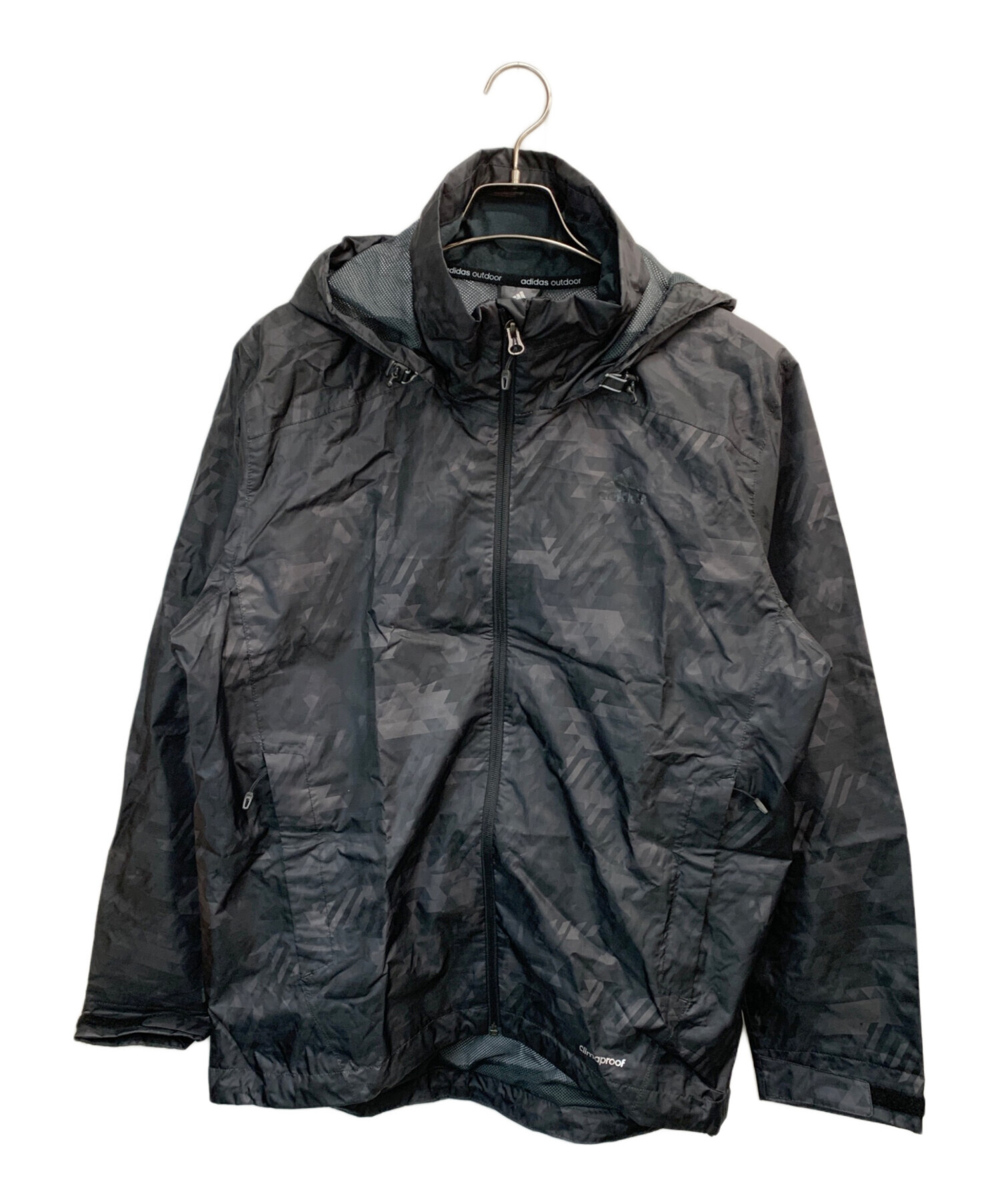 中古・古着通販】adidas (アディダス) ウインドブレーカー ブラック