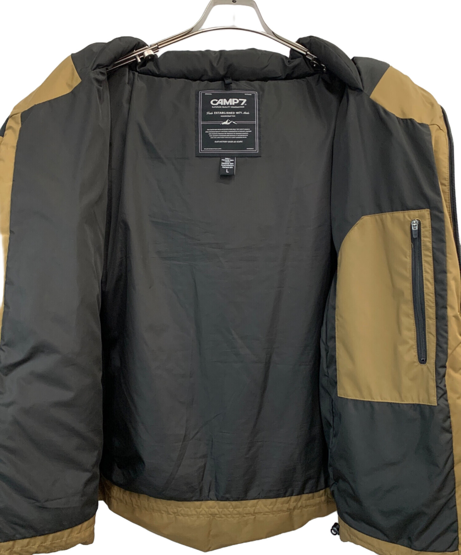 中古・古着通販】CAMP 7 (キャンプ7) アクティブフードダウン 