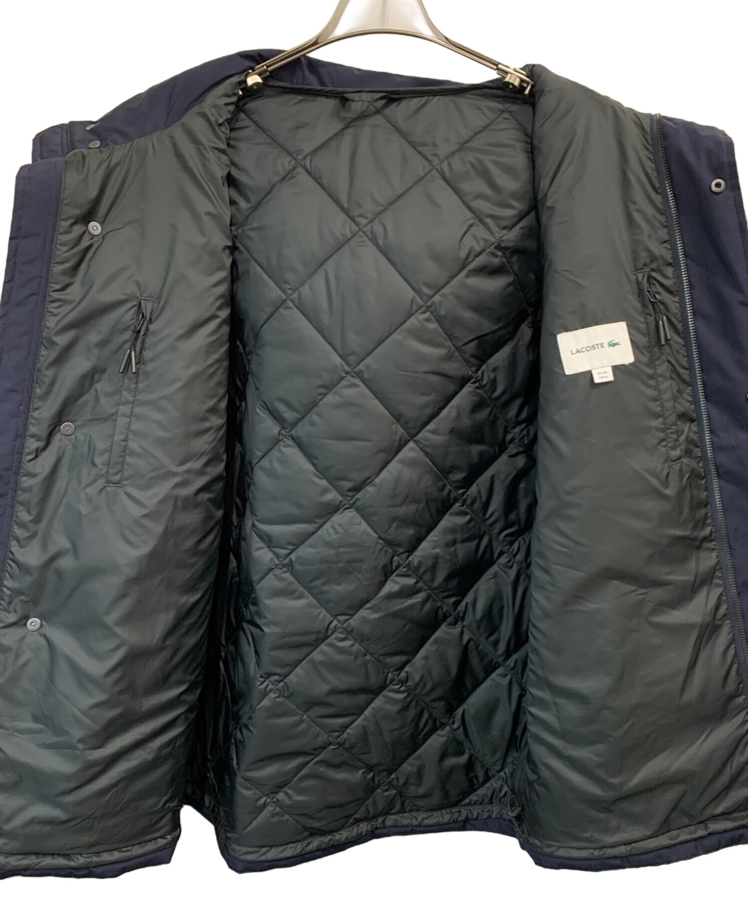 中古・古着通販】LACOSTE (ラコステ) ダウンジャケット ネイビー 