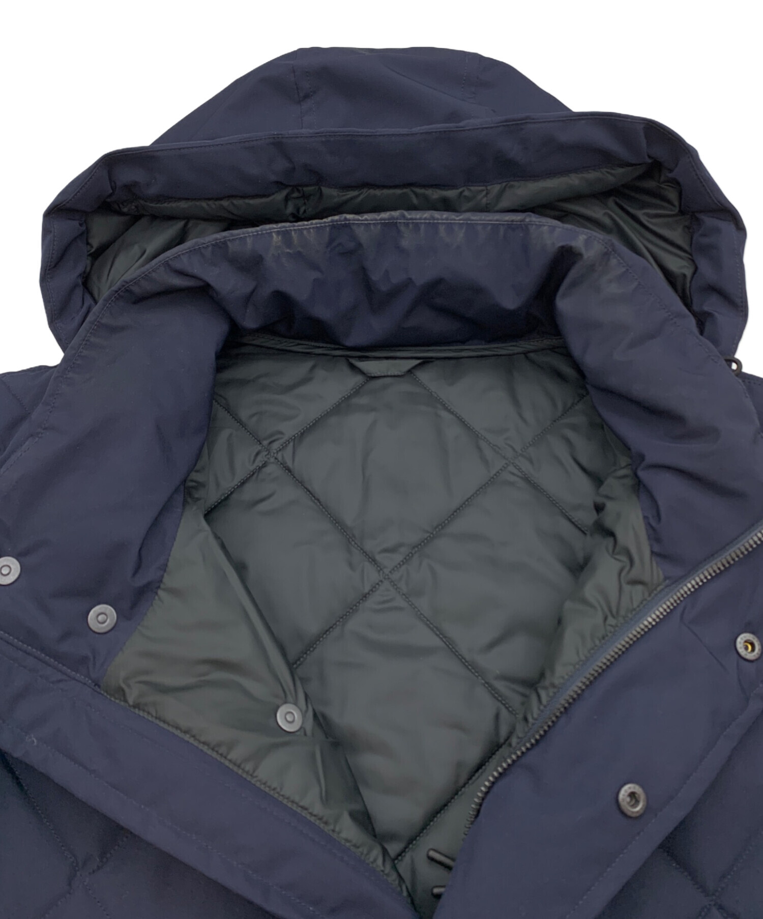 中古・古着通販】LACOSTE (ラコステ) ダウンジャケット ネイビー 