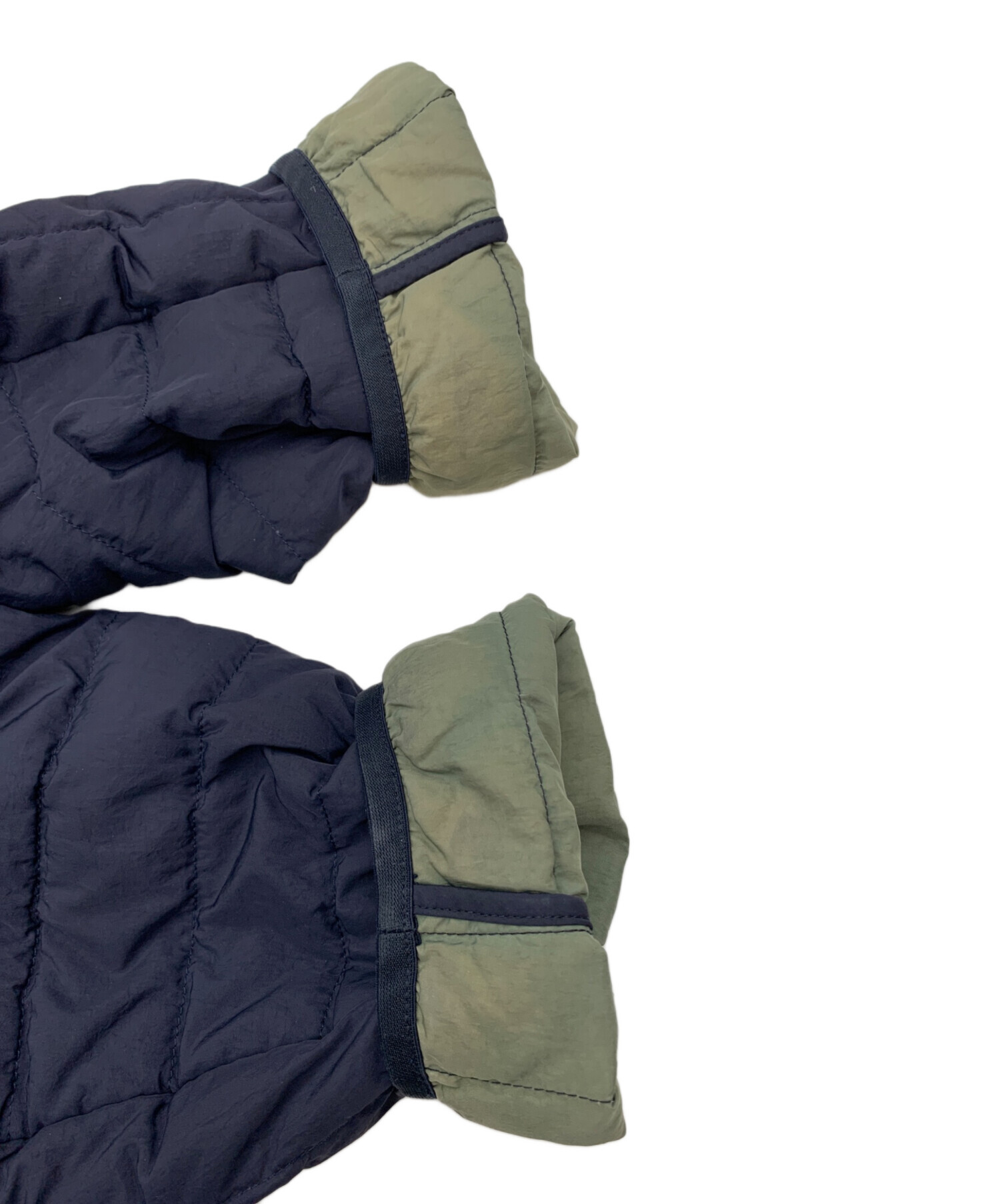 中古・古着通販】LACOSTE (ラコステ) リブニットスタンドカラーダウン