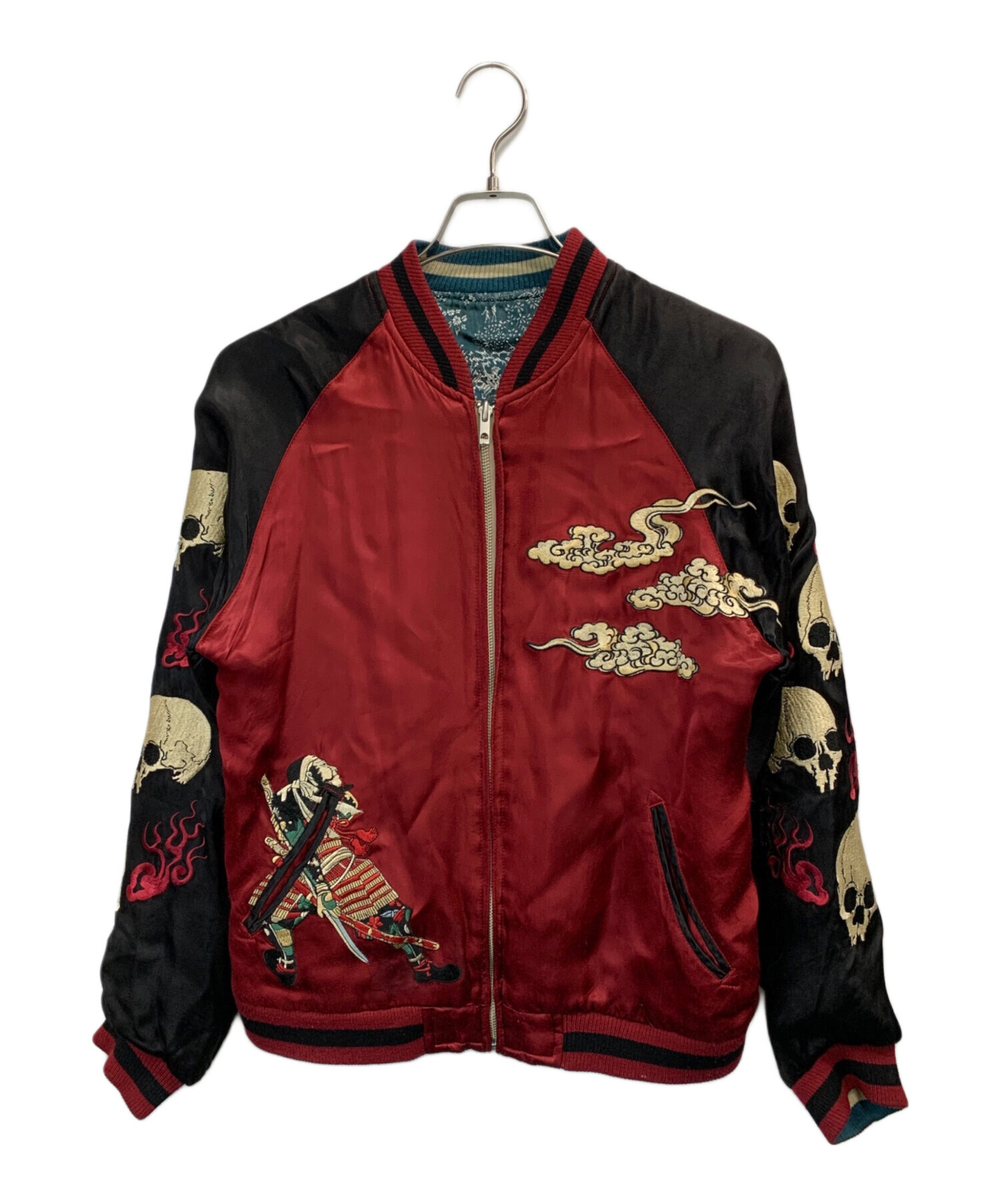 中古・古着通販】百花繚乱 (ヒャッカリョウラン) スカジャン グリーン