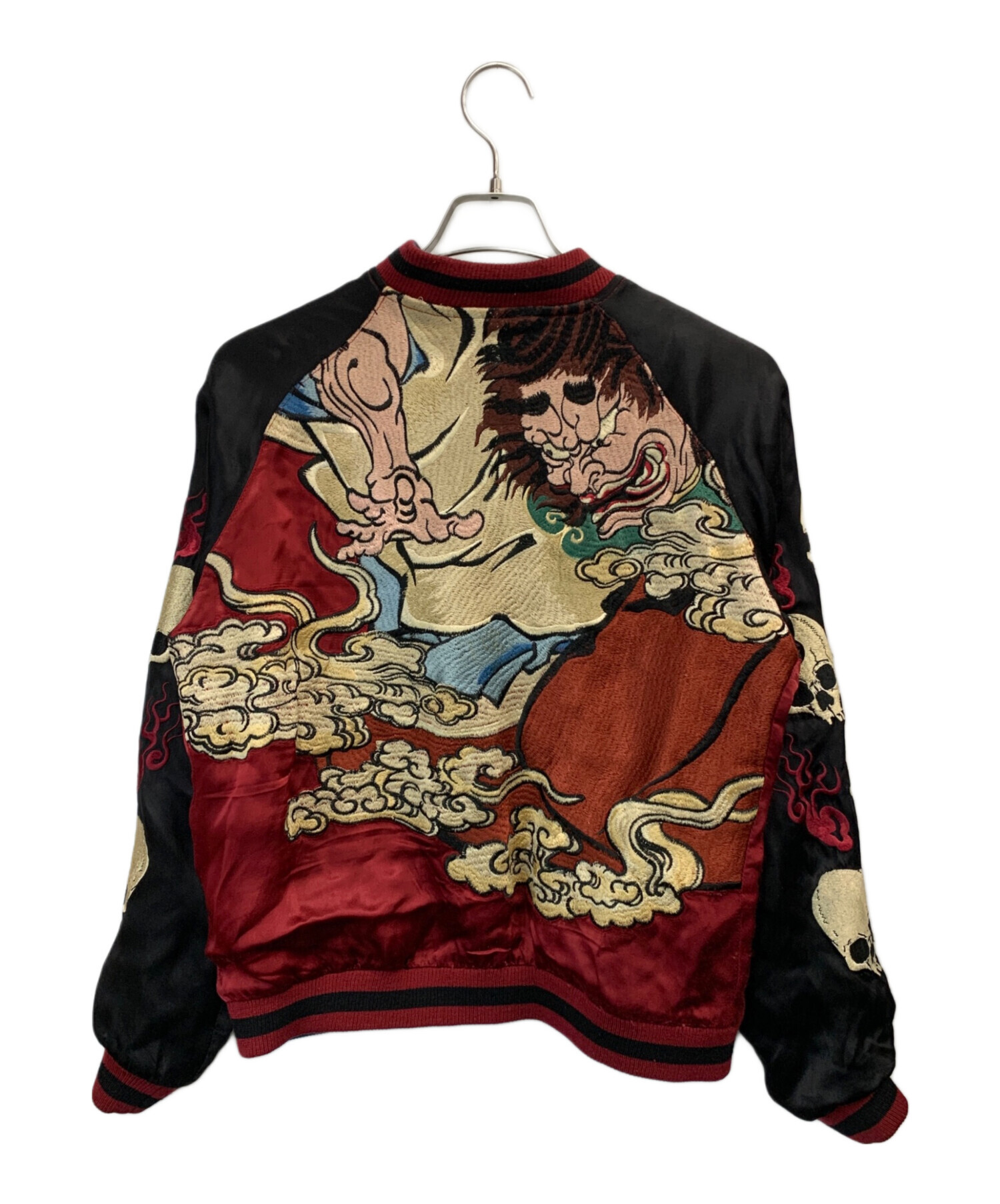 中古・古着通販】百花繚乱 (ヒャッカリョウラン) スカジャン グリーン