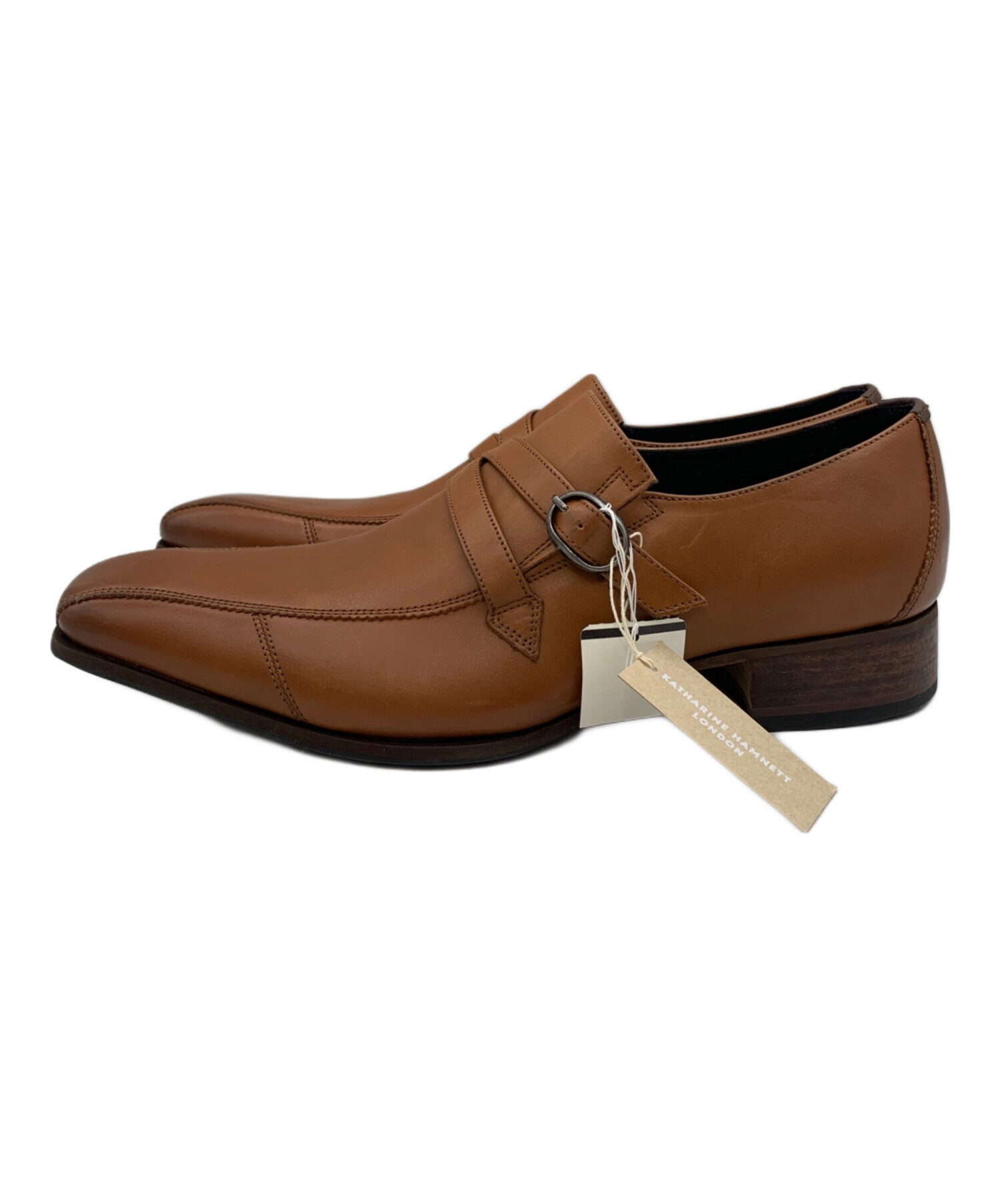 【未使用品】KATHARINE HAMNETT ブラウン シューズ　革靴 中古・古着通販】KATHARINE HAMNETT (キャサリンハムネット) ビジネス