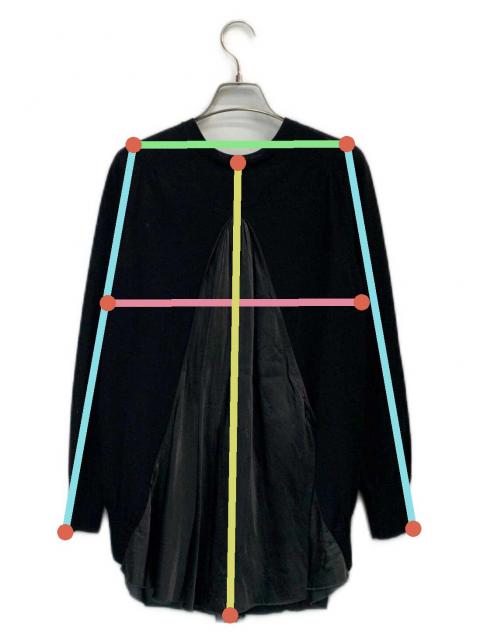 サカイラック 【美品】14AWLU771 ノルディック柄 ウール チャンキーニット ポンチョ/  1 美品/ sacai luck サカイラック 14AWLU771 ノルディック柄 ウール