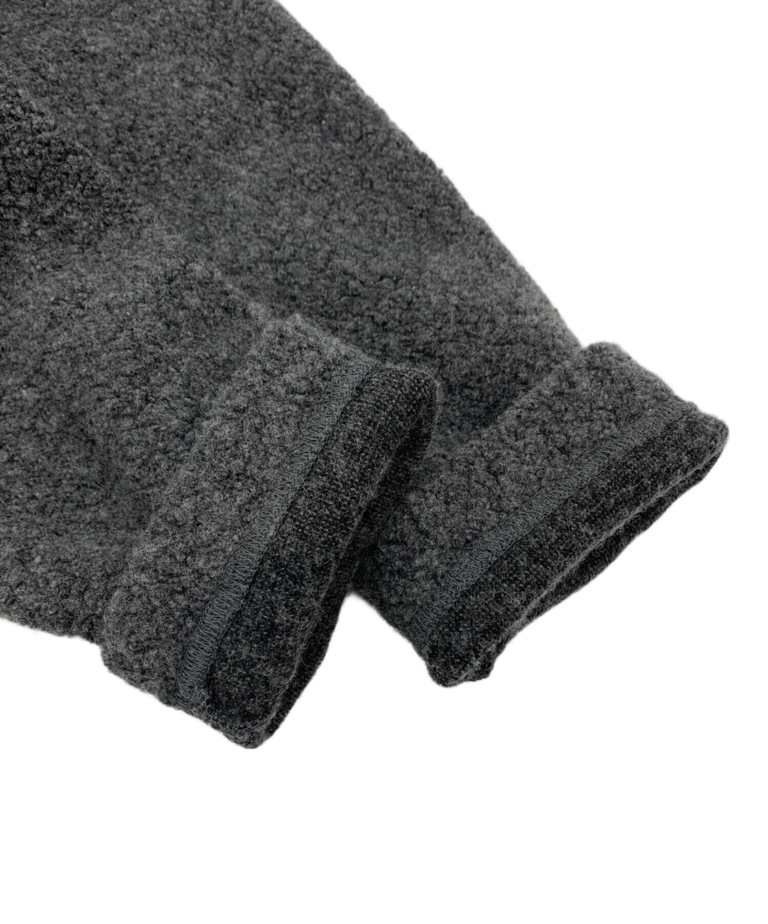 中古・古着通販】かぐれ (カグレ) ボアウールボトルネックプルオーバー