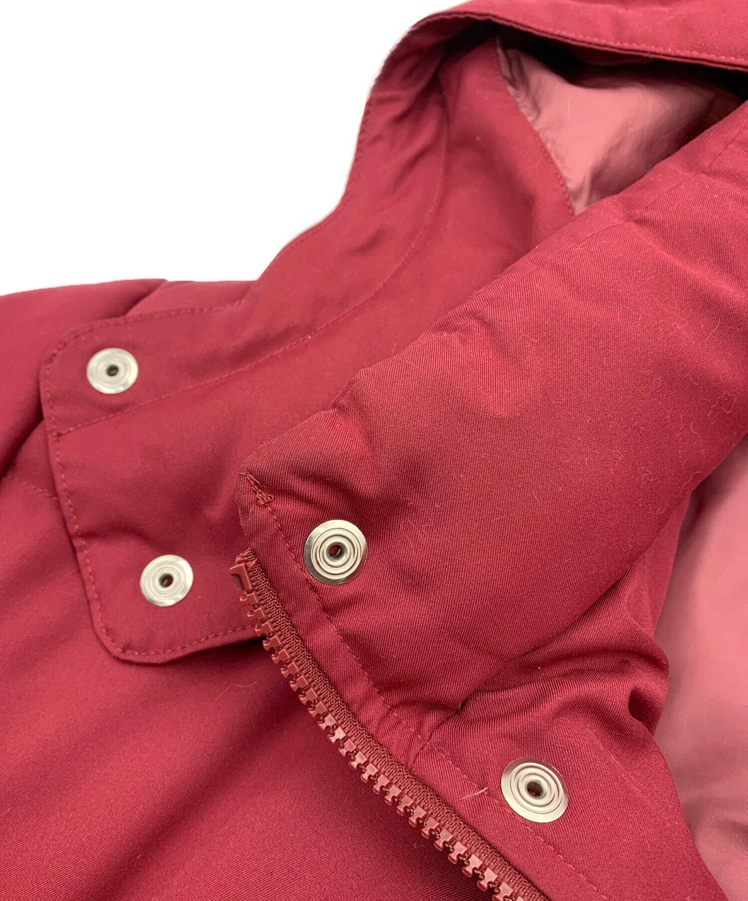 中古・古着通販】LACOSTE (ラコステ) ダウンジャケット レッド サイズ 