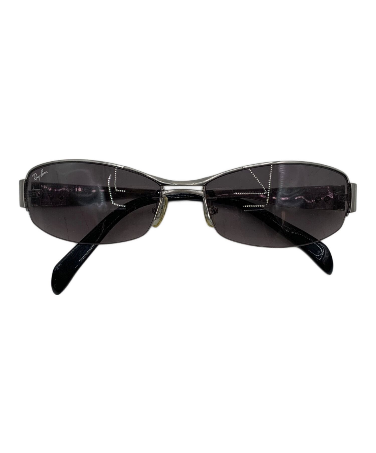 Ray-Ban  ブラック サングラス レザーケース付き　ジャンク Ray-Ban ブラック サングラス ケース付き - メルカリ