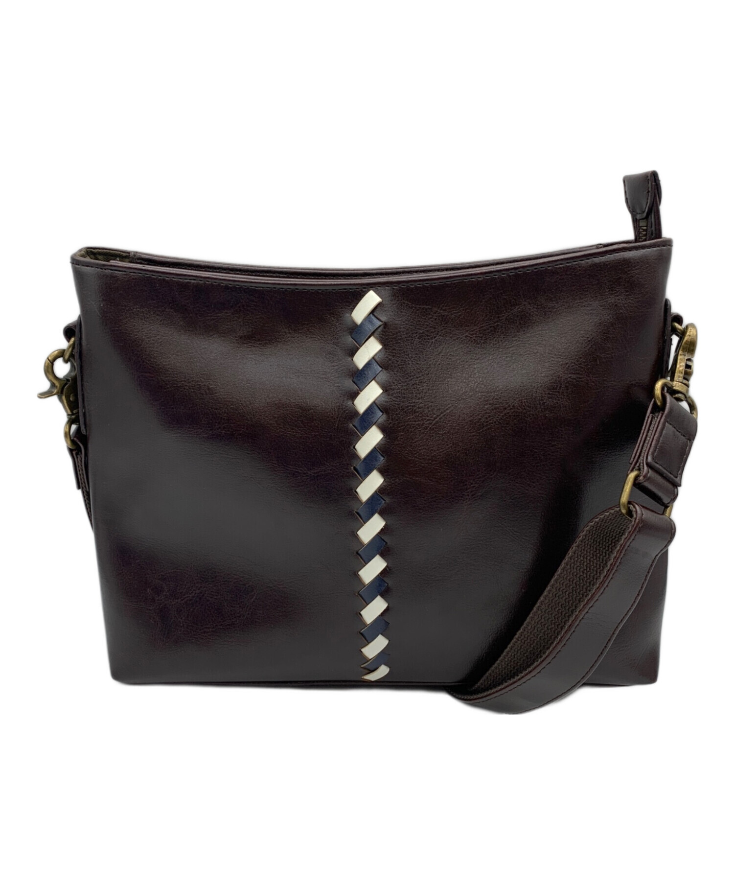 【新品タグ付】YOUTA トートバッグ　ショルダーバッグ　ダークブラウン 中古・古着通販】YOUTA (ヨータ) ショルダーバッグ ダークブラウン