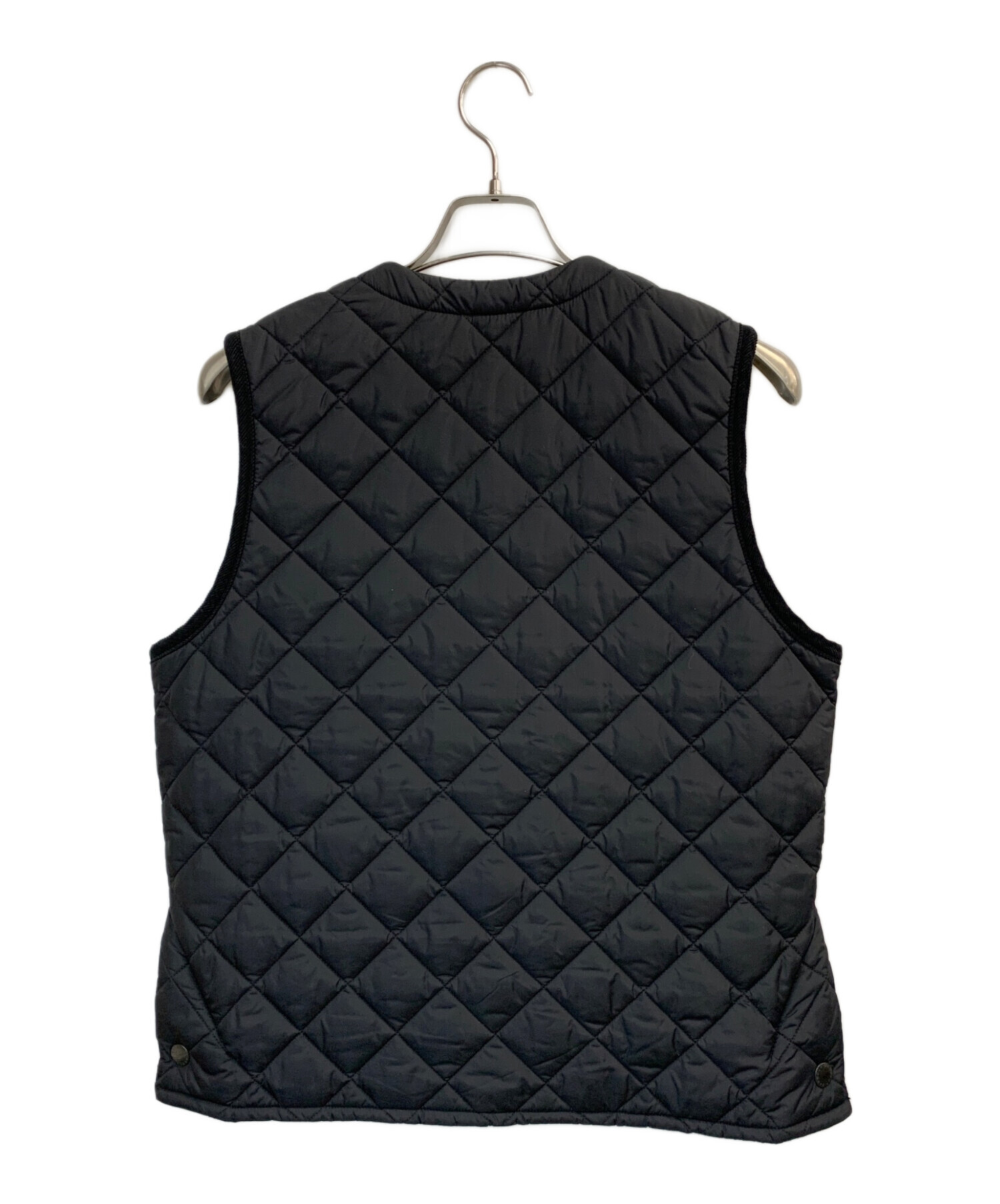 BARBOUR ブラック キルティングベスト40サイズ　程度良　希少サイズ 中古・古着通販】Barbour (バブアー) キルティングベスト ブラック