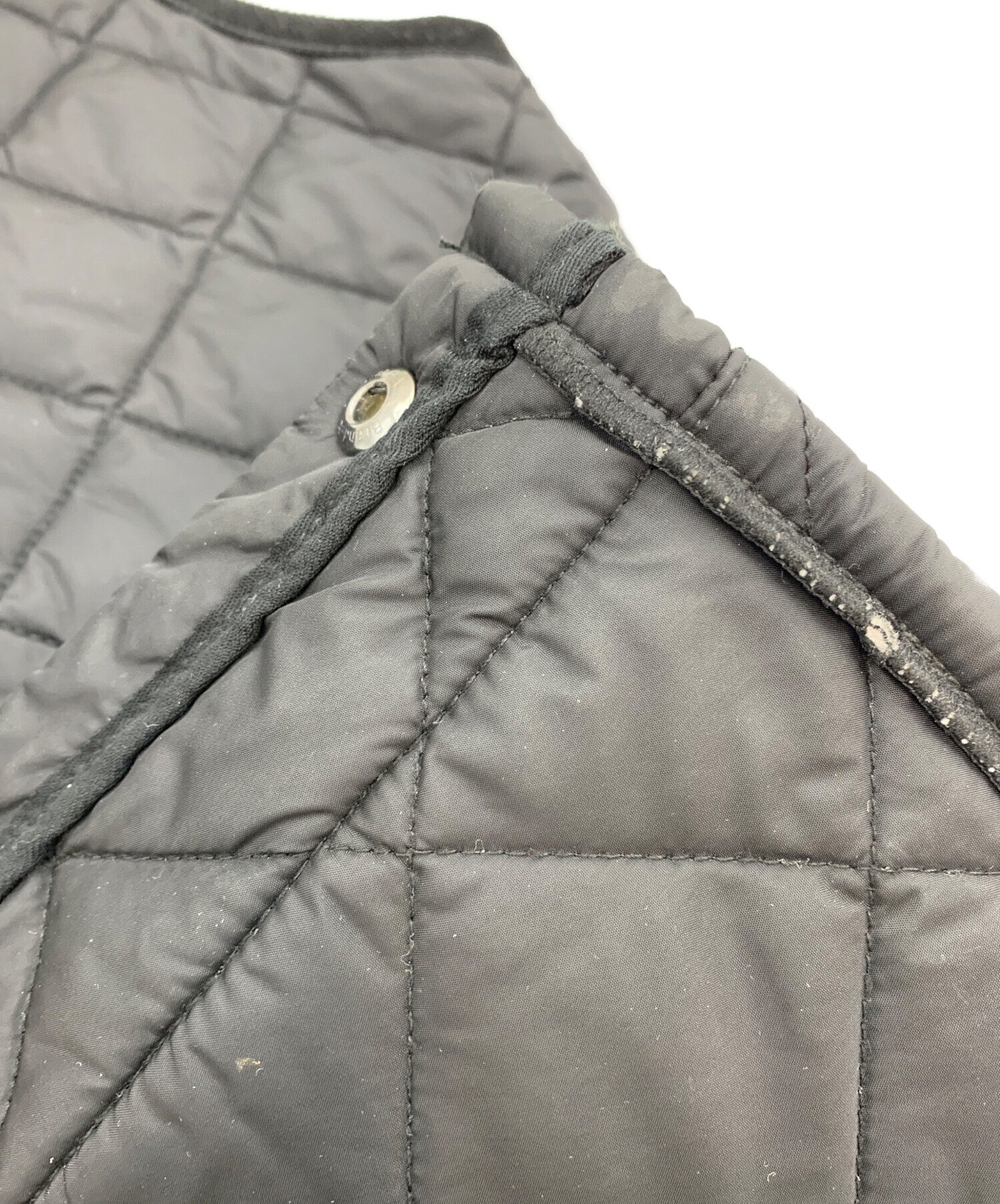 中古・古着通販】Barbour (バブアー) キルティングベスト ブラック