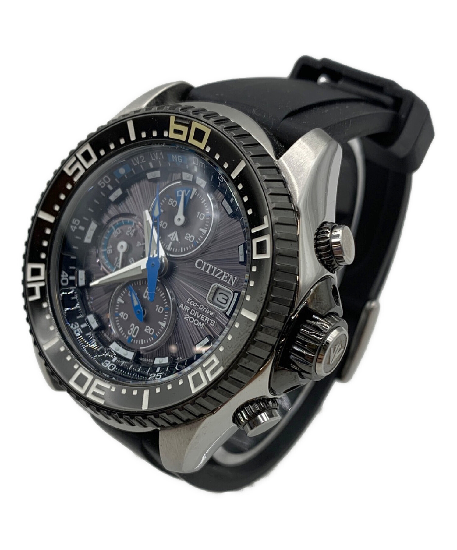 中古・古着通販】CITIZEN (シチズン) ダイバーズウォッチ ブラック