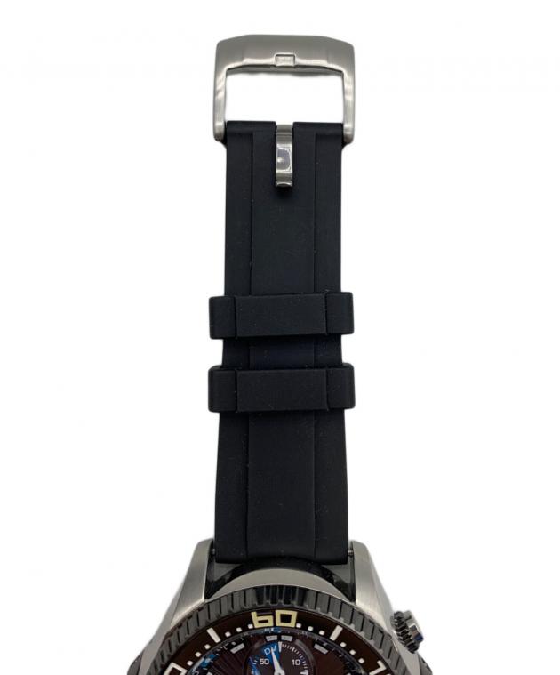 中古・古着通販】CITIZEN (シチズン) ダイバーズウォッチ ブラック