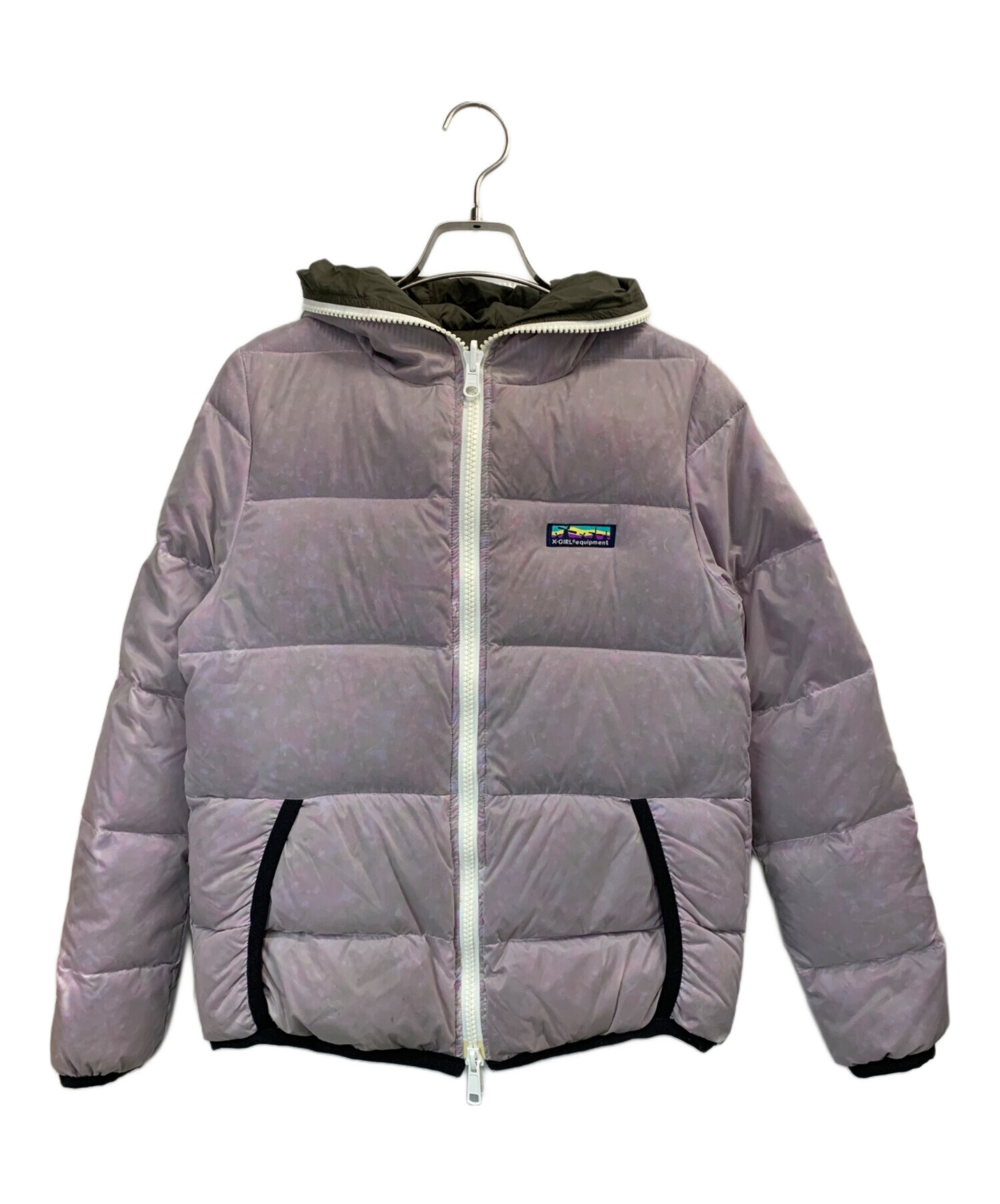 中古・古着通販】X-GIRL (エックスガール) リバーシブルダウン