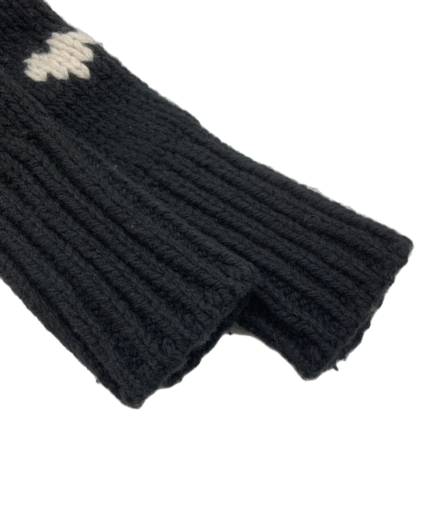 中古・古着通販】NKNIT (ンニット) ♡pattern KNIT ブラック サイズ