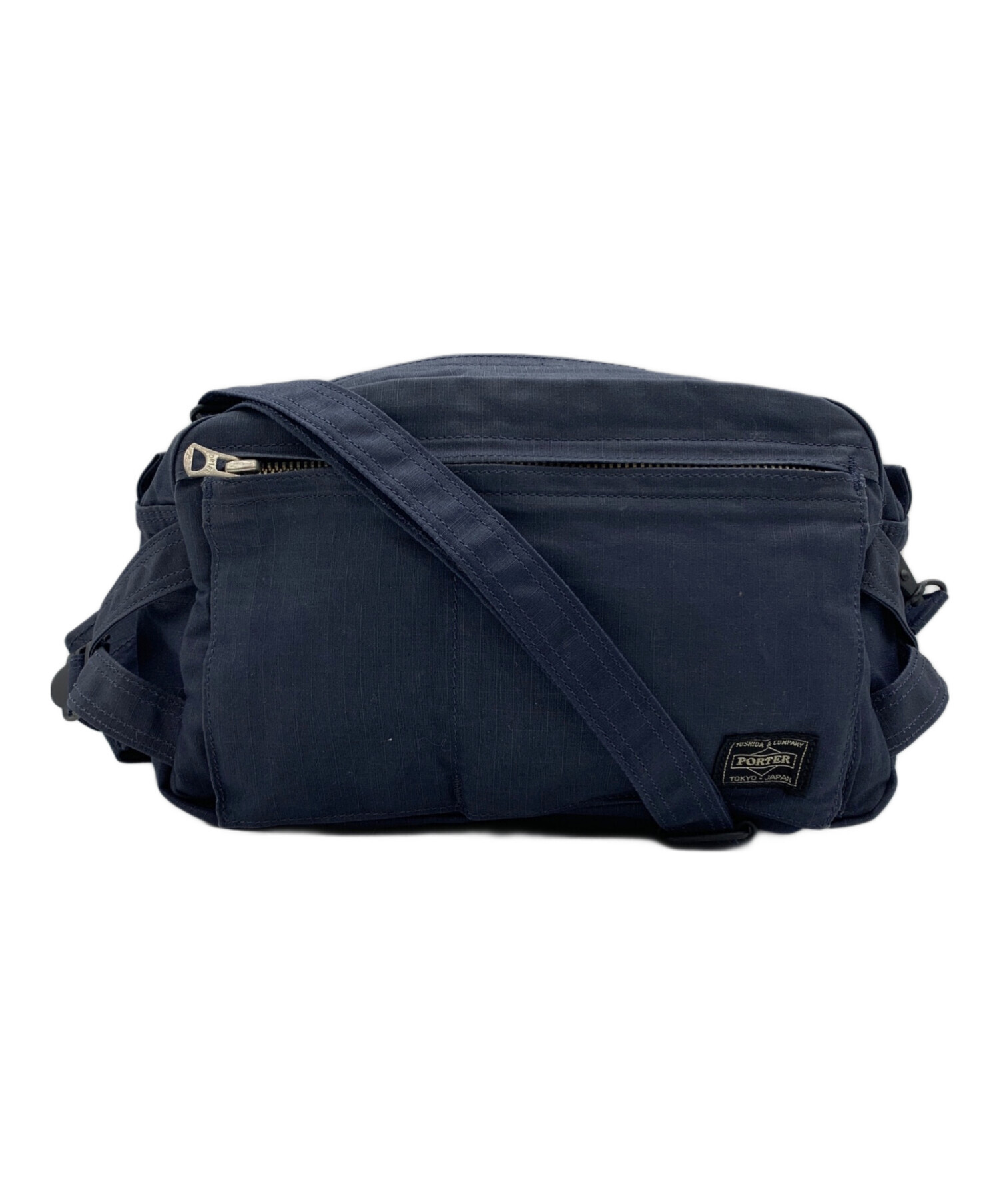 中古・古着通販】PORTER (ポーター) ウエストバッグ ネイビー 
