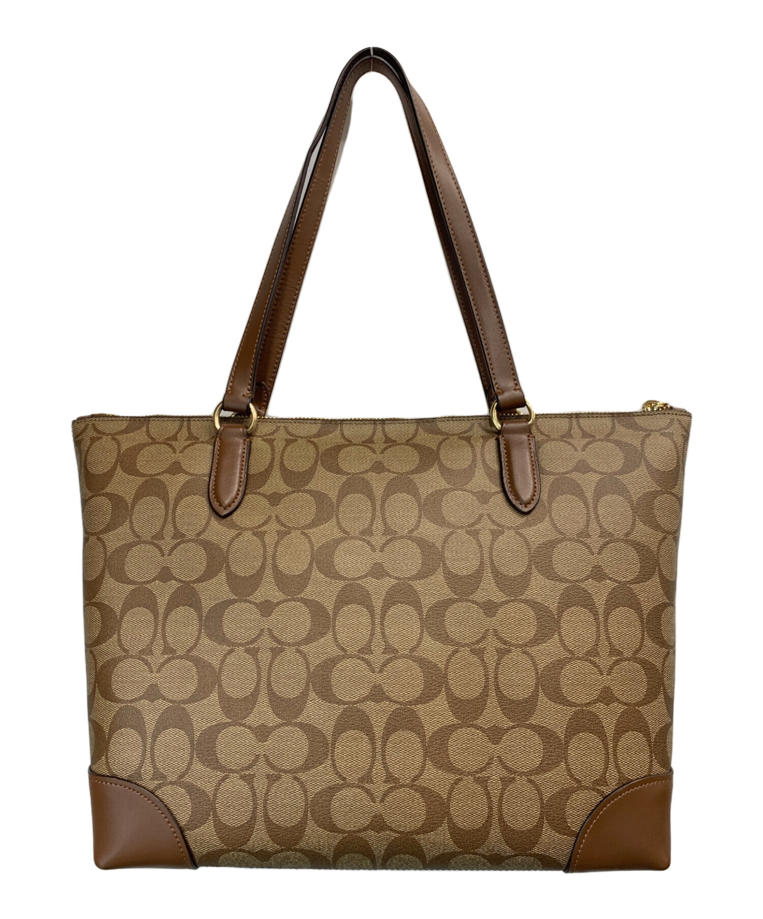 中古・古着通販】COACH (コーチ) トートバッグ ブラウン｜ブランド