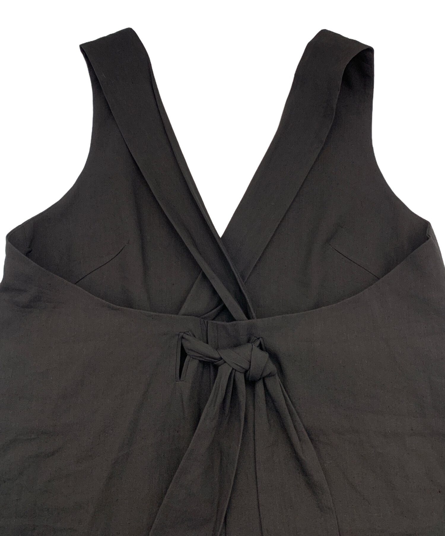 中古・古着通販】SACRA (サクラ) ノースリーブワンピース ブラック