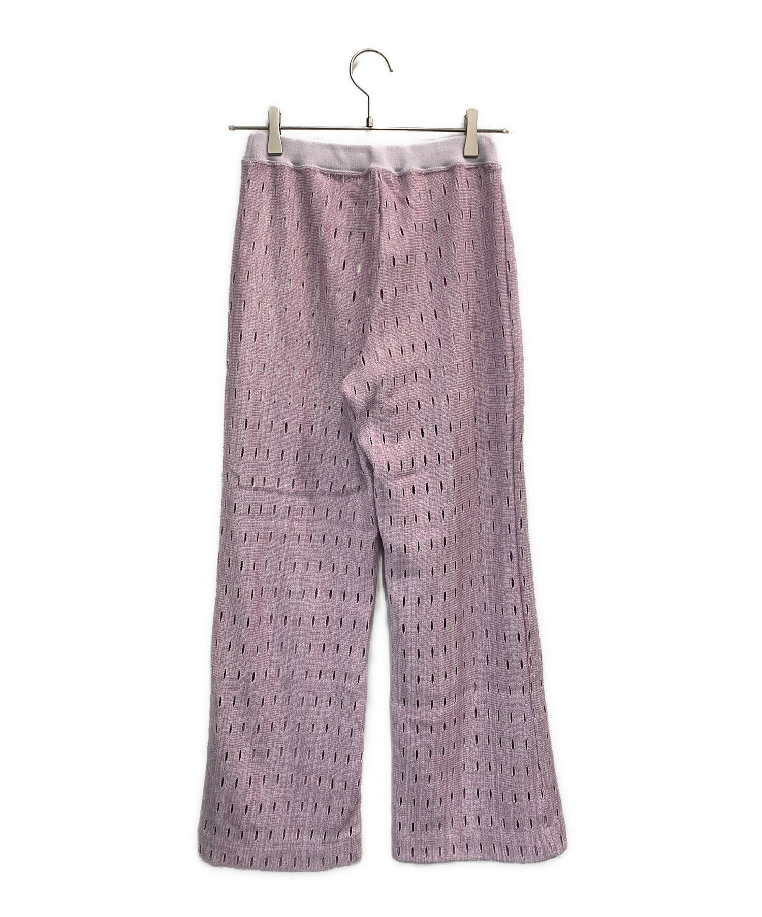 中古・古着通販】PHEENY (フィーニー) Hole russell wide pants ピンク 
