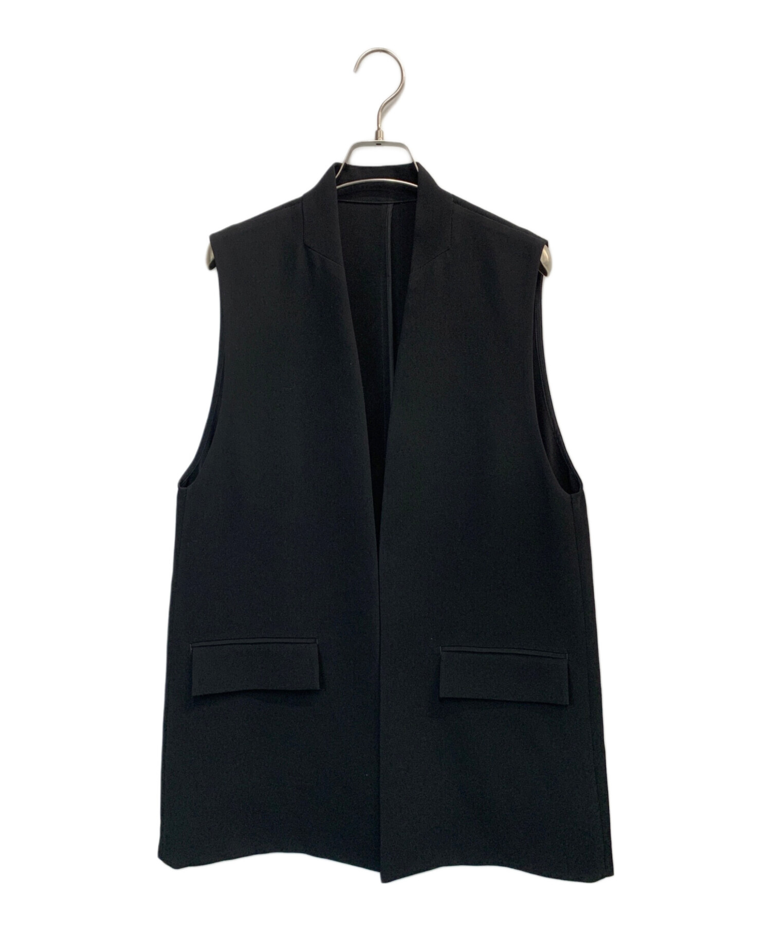 中古・古着通販】PLAIN PEOPLE (プレインピープル) ジレ ブラック